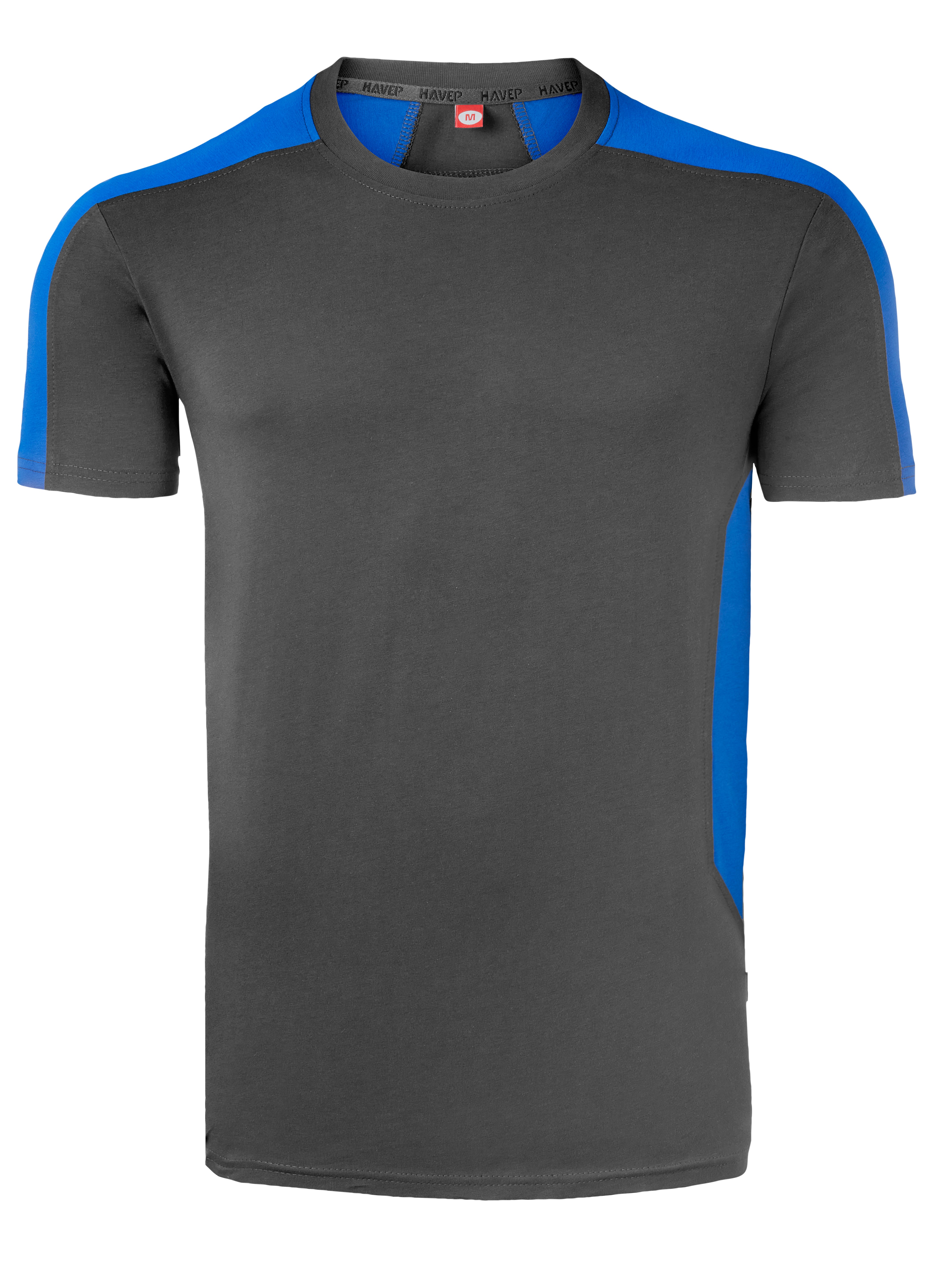 T-Shirt HAVEP® Bicolor - charcoal/cornblue