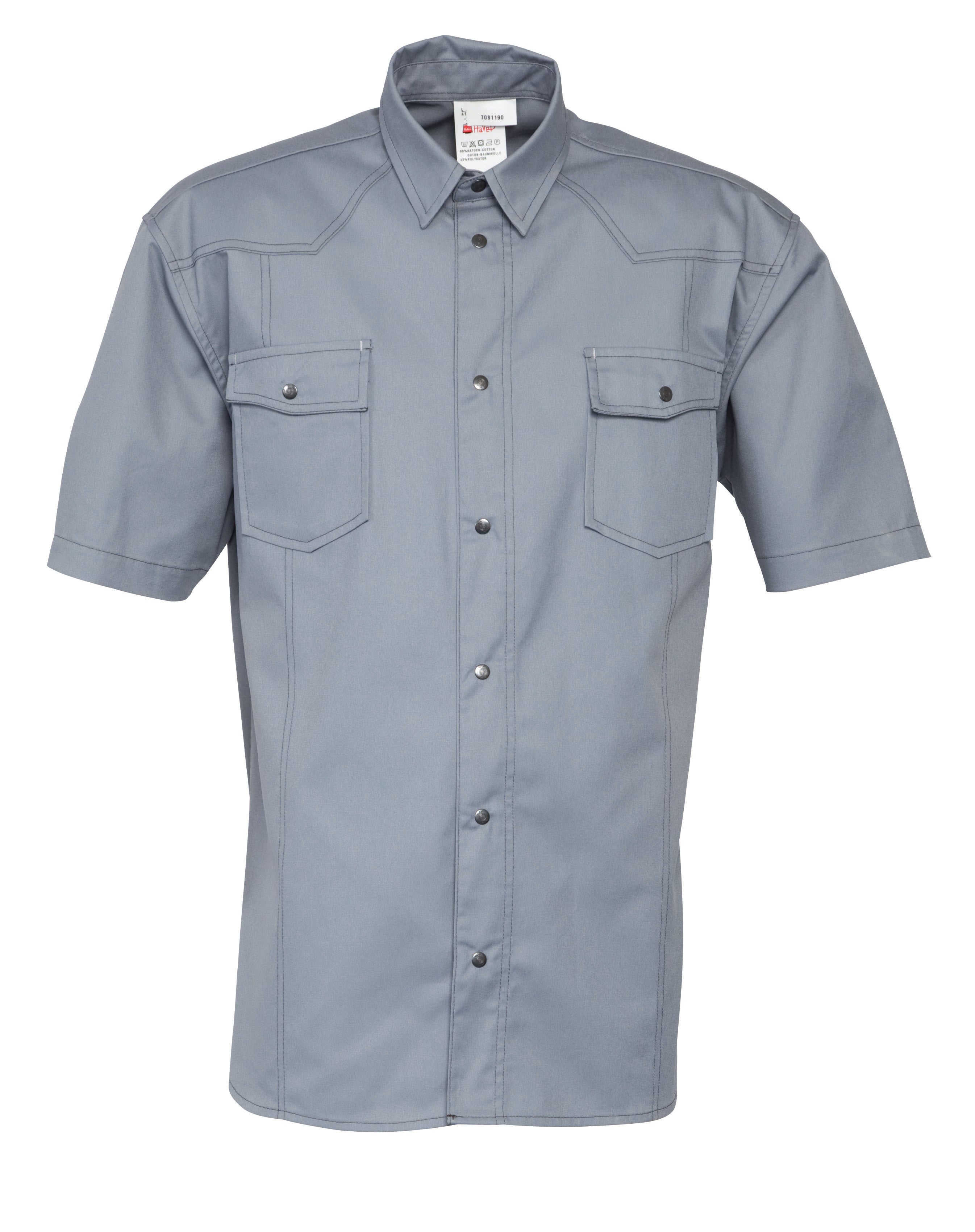 Shirt Short sleeves HAVEP® Basic - grey