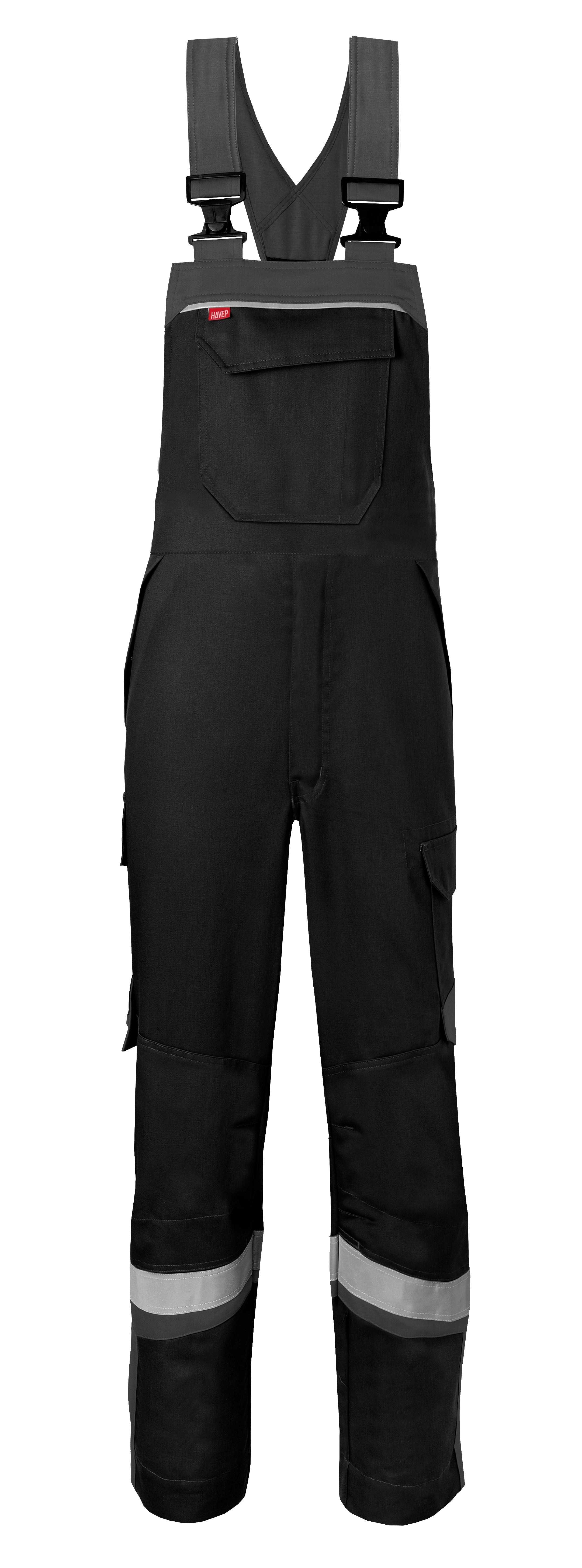 Bib & Brace HAVEP® 5-Safety Image+ - black/charcoal