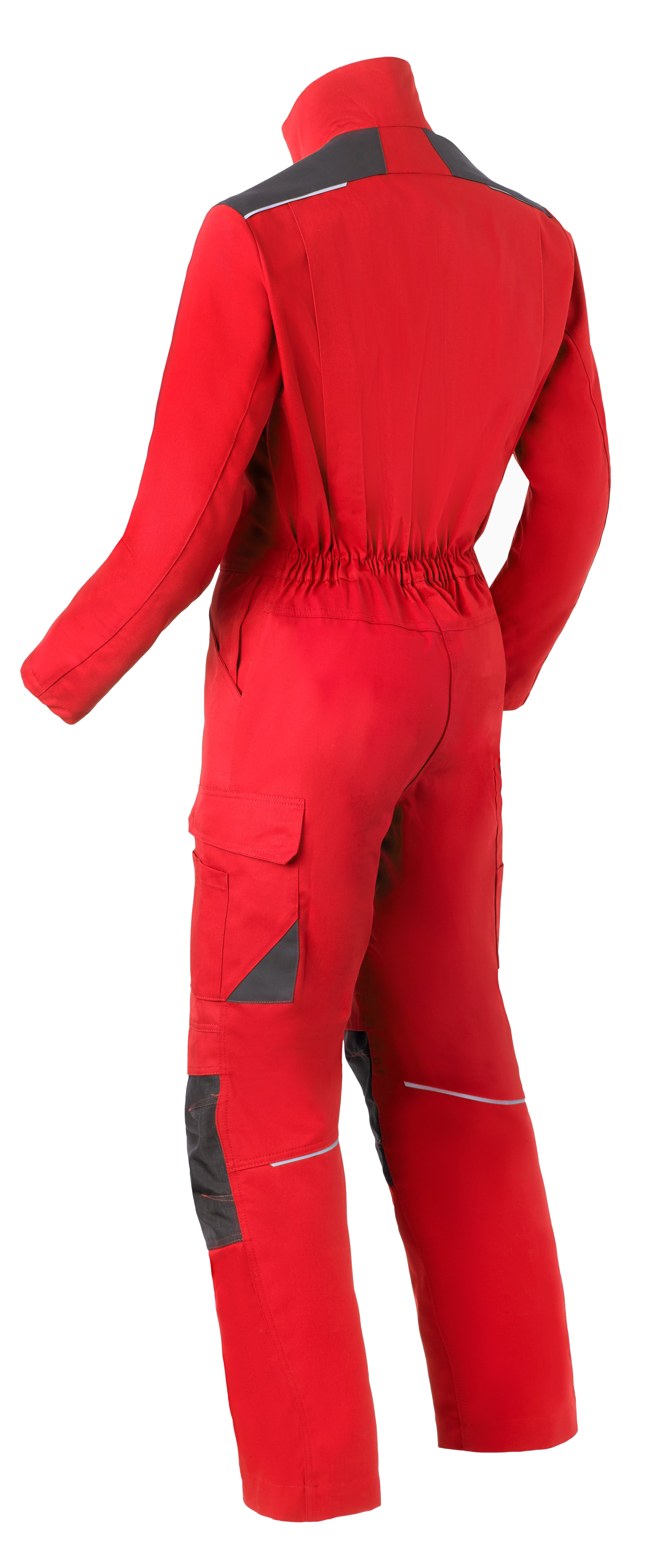 Coverall Kneepocket HAVEP® Shift - red/charcoal