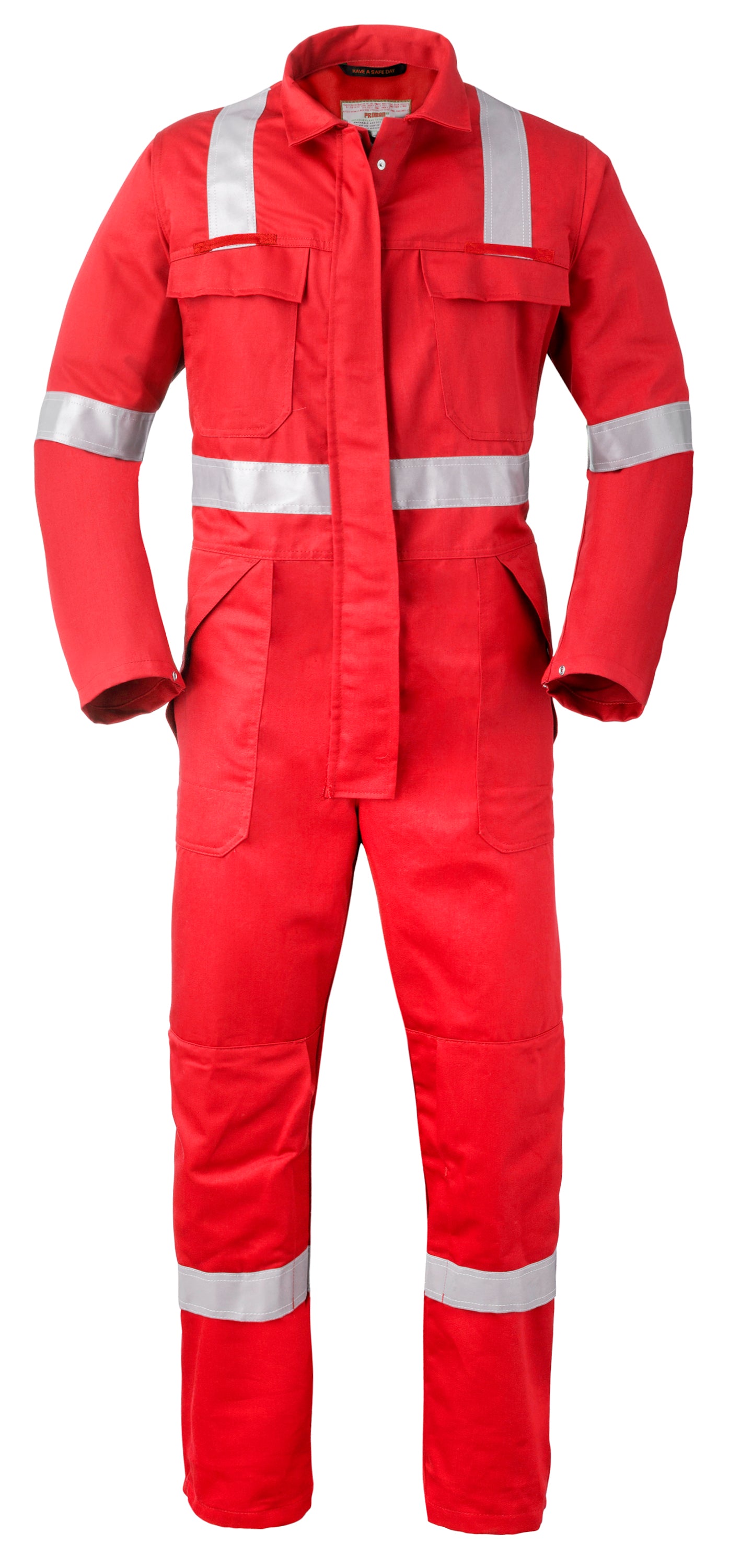 Coverall zip HAVEP® 5-Safety - red
