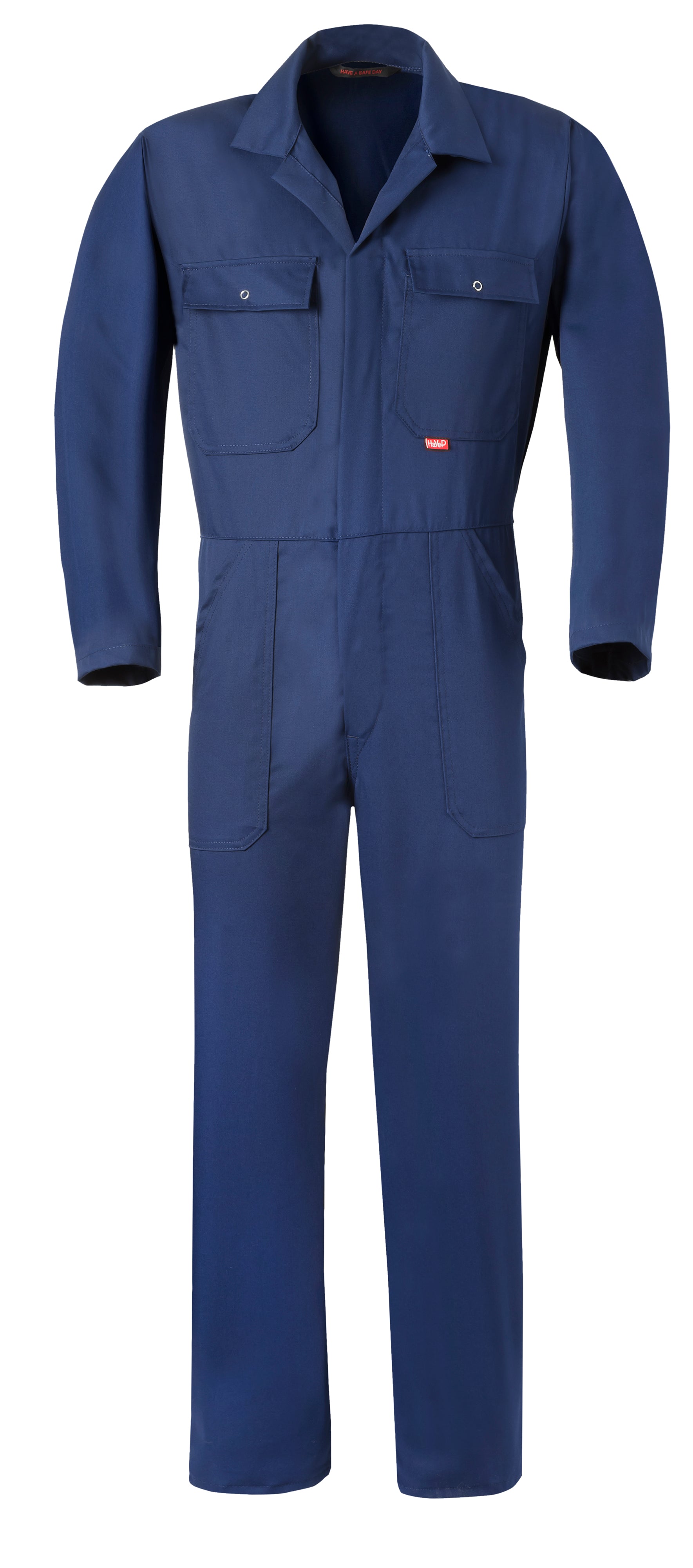 Coverall snap button HAVEP® Basic - navy