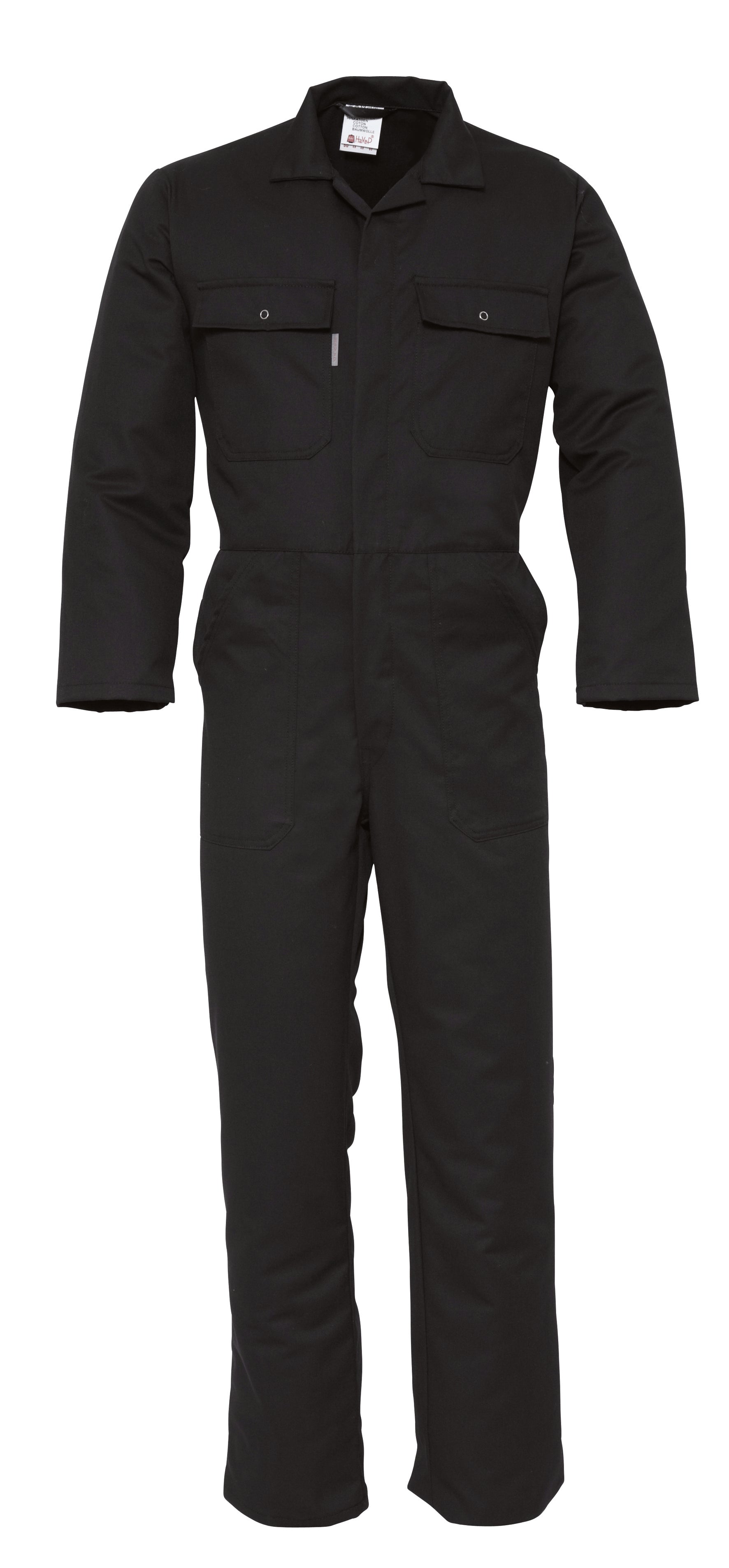 Coverall snap button HAVEP® Basic - black