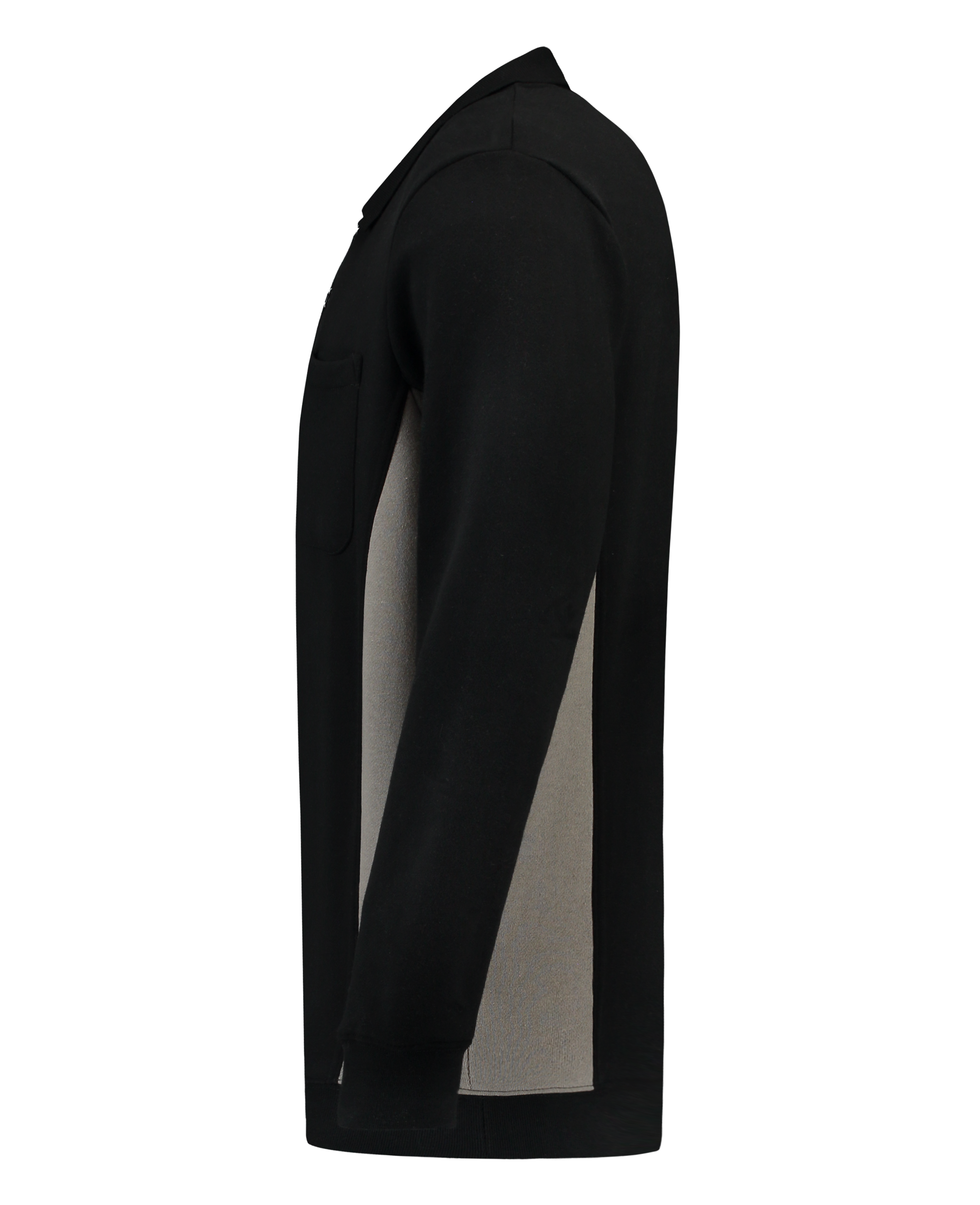 Polo Sweater Bicolor Chest Pocket