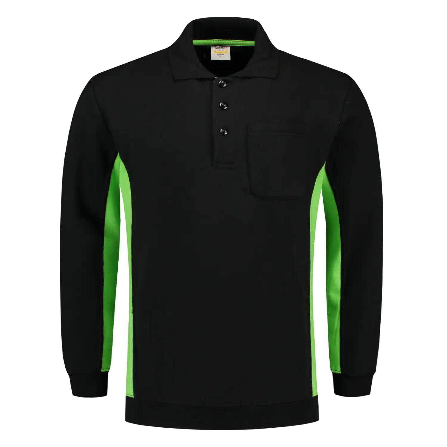 Polo Sweater Bicolor Chest Pocket Tricorp