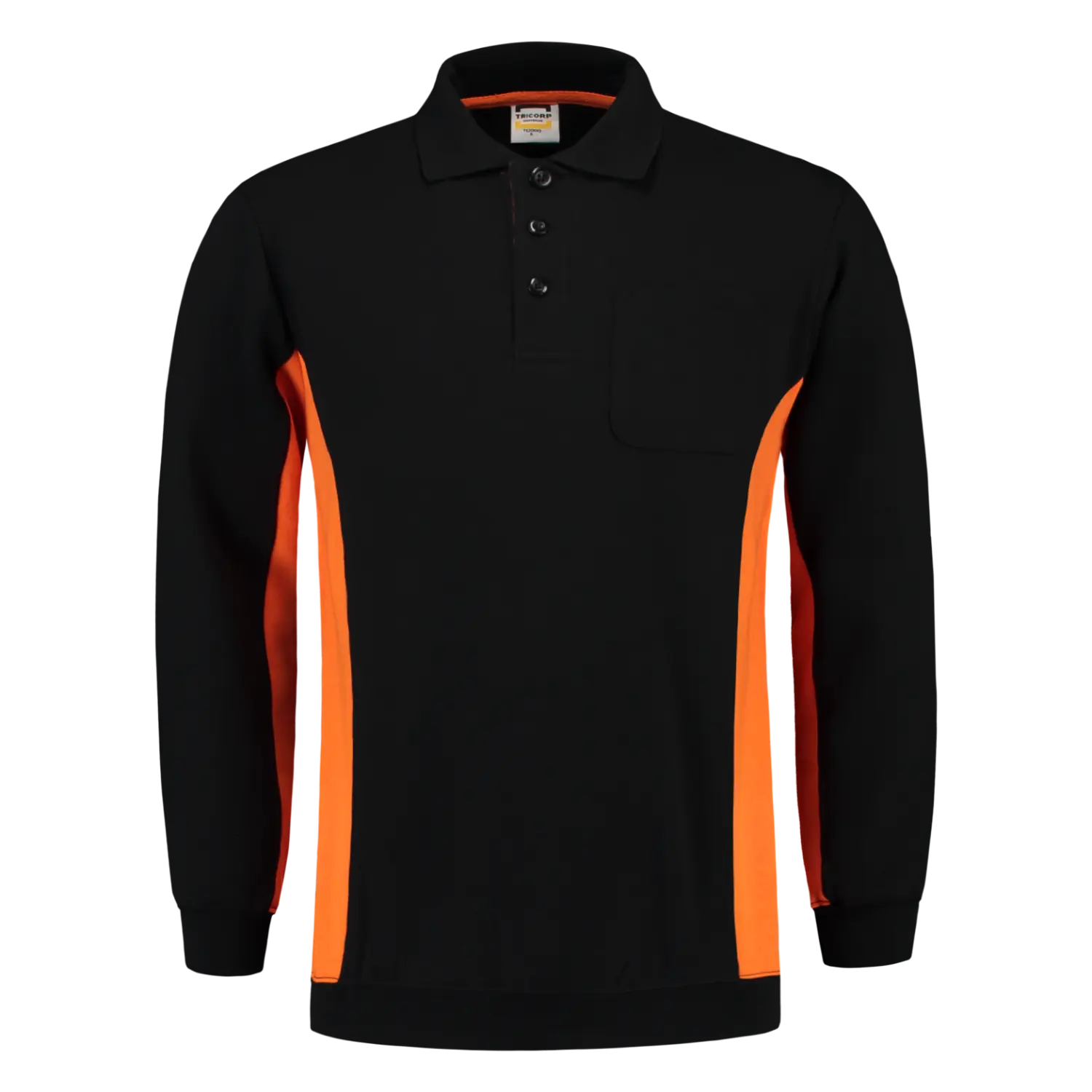Polo Sweater Bicolor Chest Pocket Tricorp