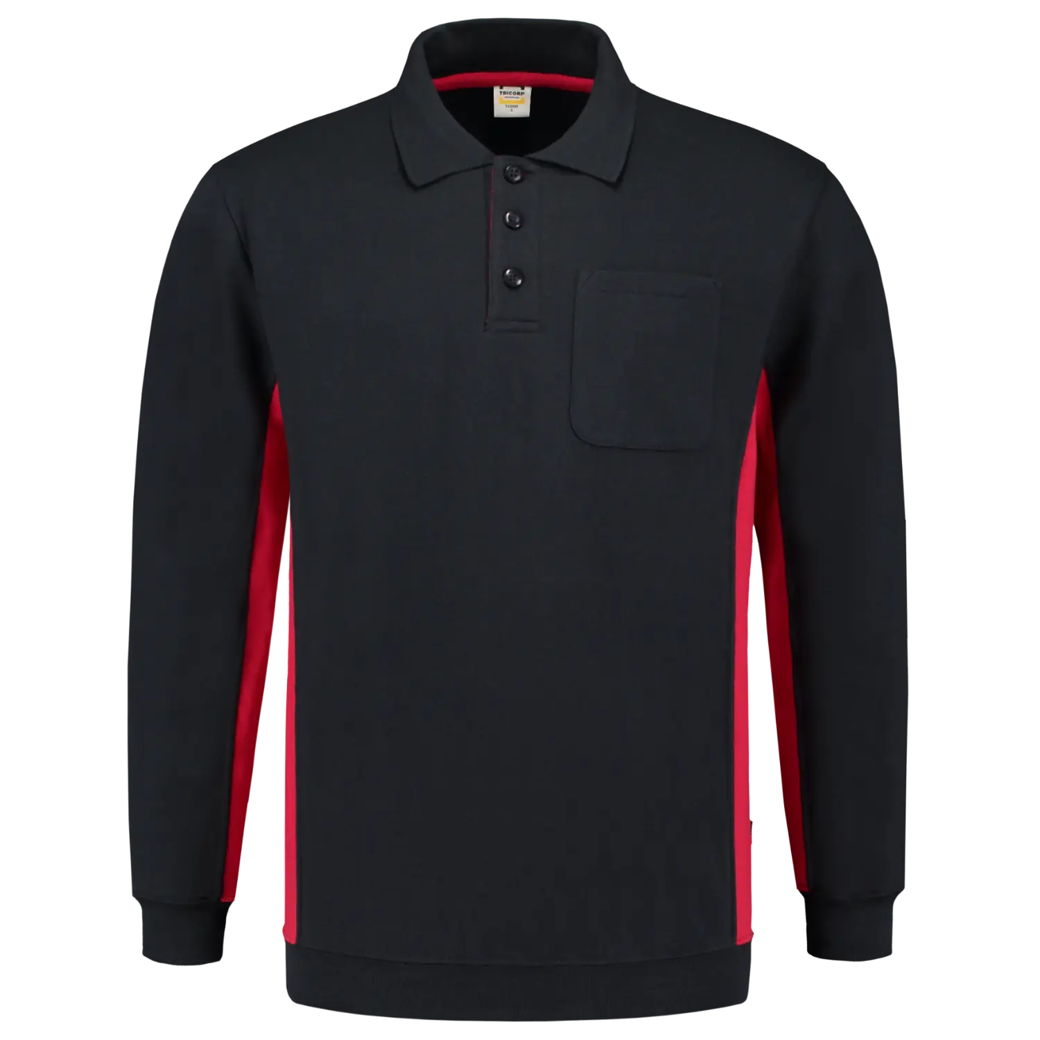 Polo Sweater Bicolor Chest Pocket Tricorp