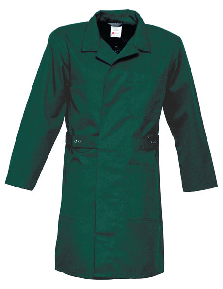 Work Jacket Long button‐through HAVEP® Basic - bottle green