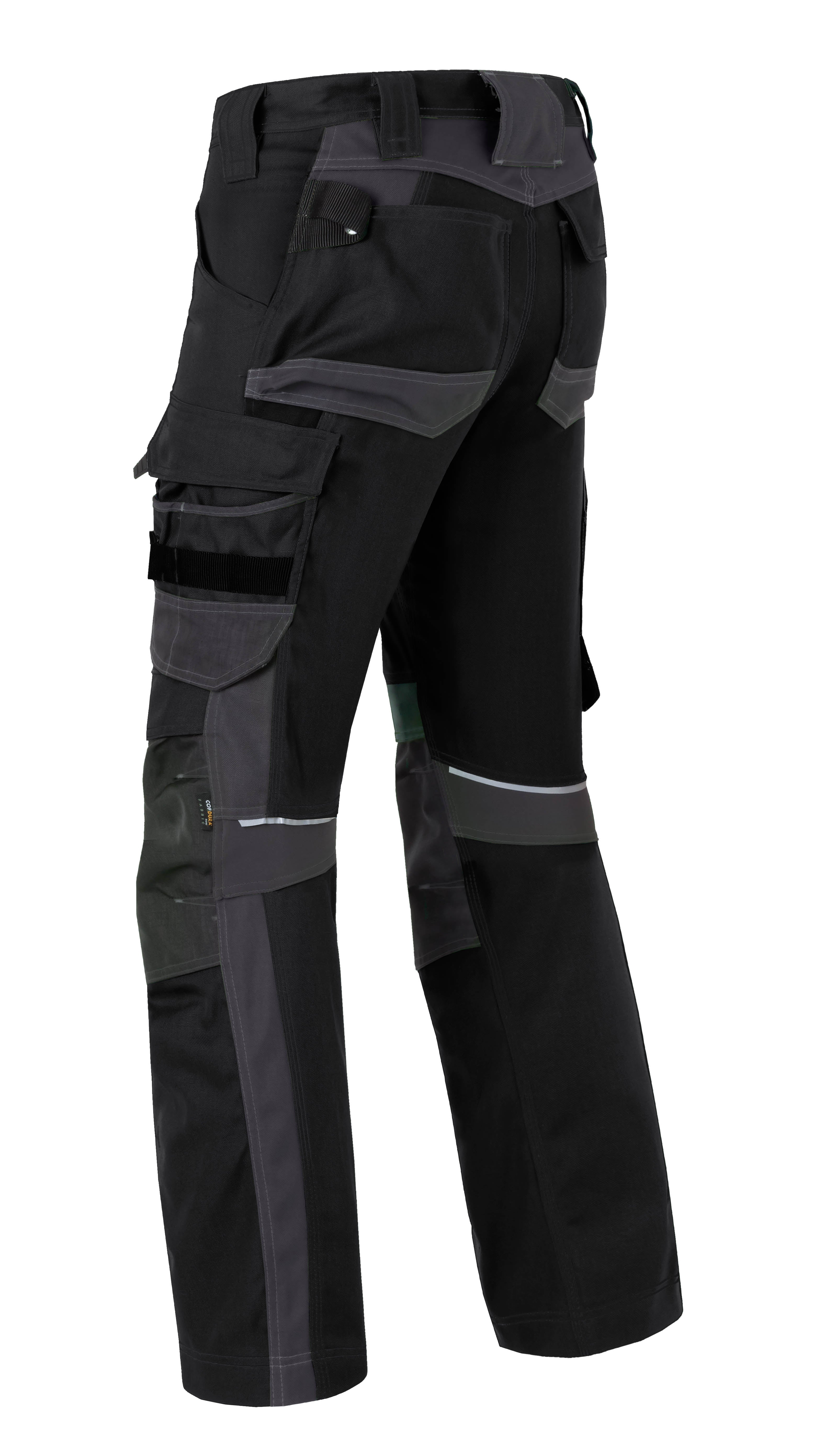 Work Trousers Kneepocket HAVEP® Attitude - black/charcoal