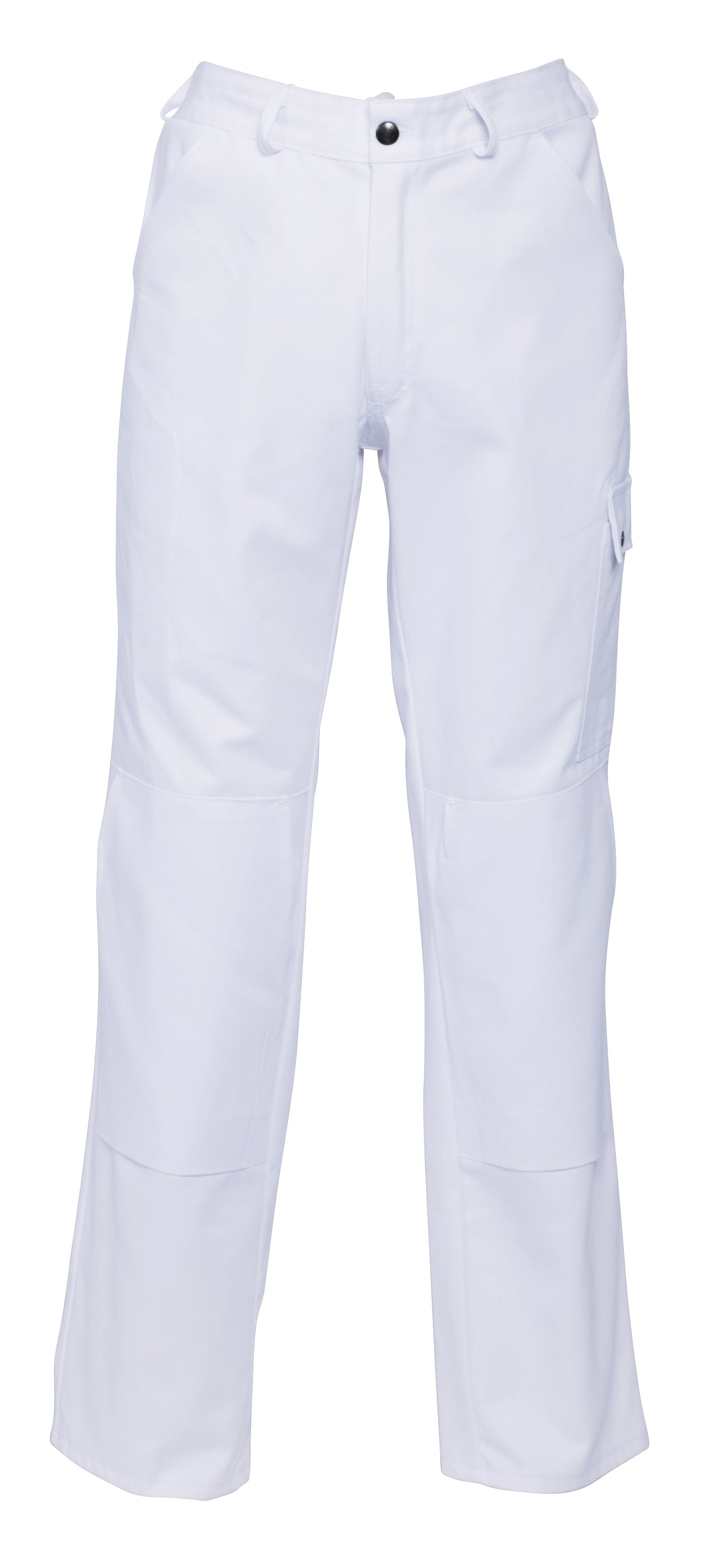 Work Trousers zip Kneepocket HAVEP® Basic - white