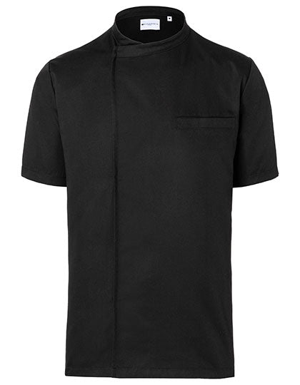 Short-Sleeve Throw-Over Chef Shirt Basic