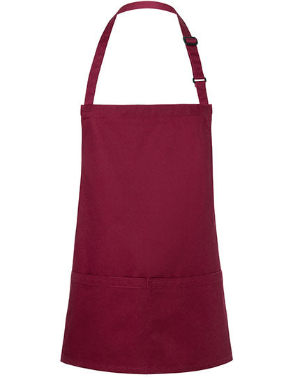 Short Bib Apron Basic With Buckle And Pocket