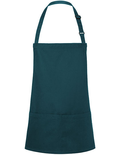 Short Bib Apron Basic With Buckle And Pocket