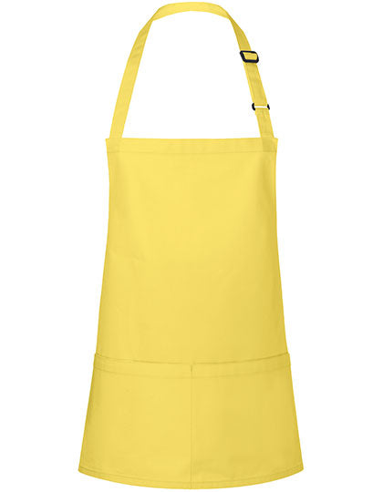 Short Bib Apron Basic With Buckle And Pocket