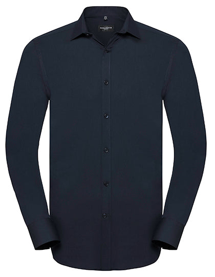 Men's Long Sleeve Fitted Ultimate Stretch Shirt L-Shop