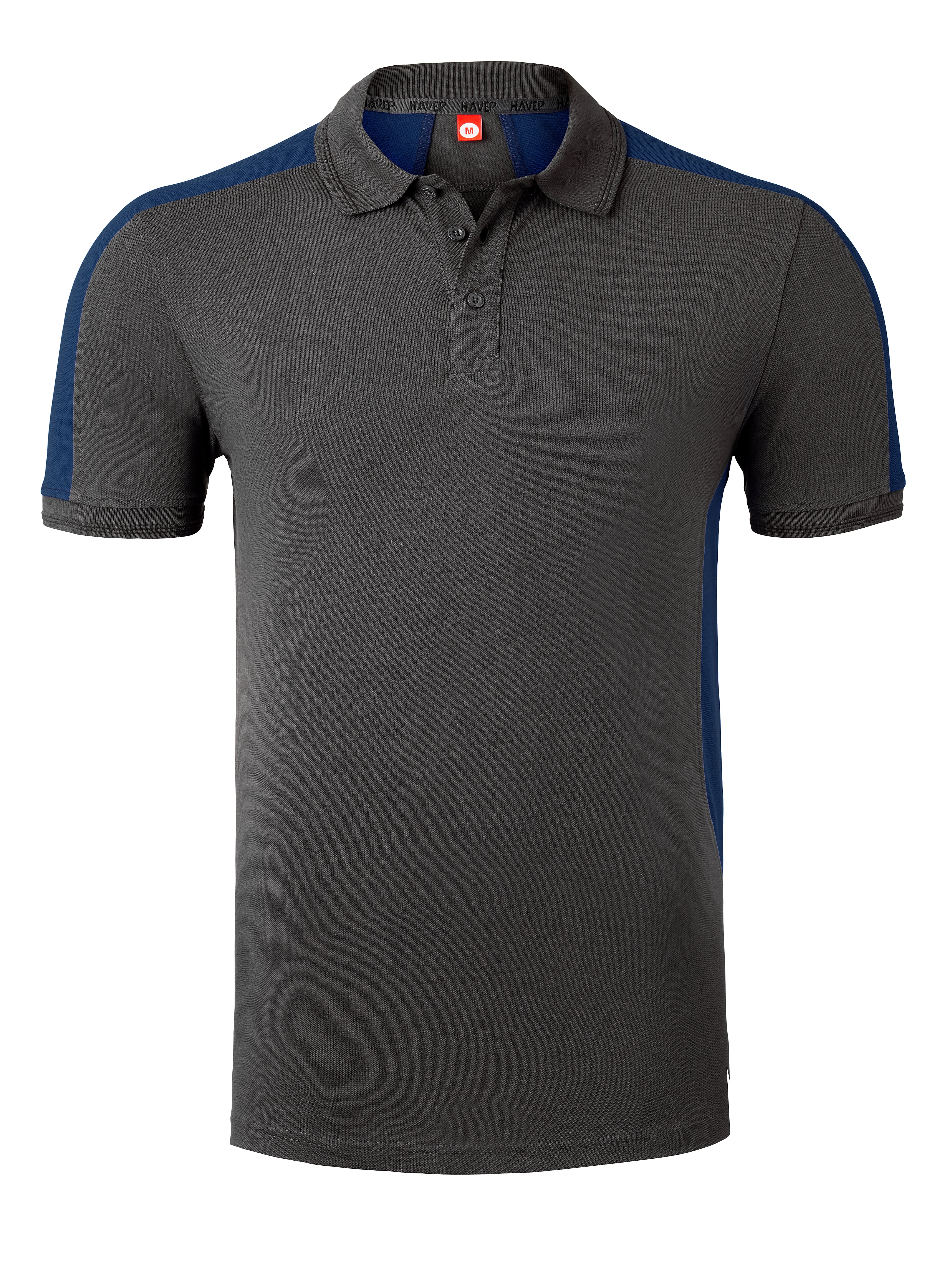 Polo HAVEP® Bicolor - charcoal/indigo blue