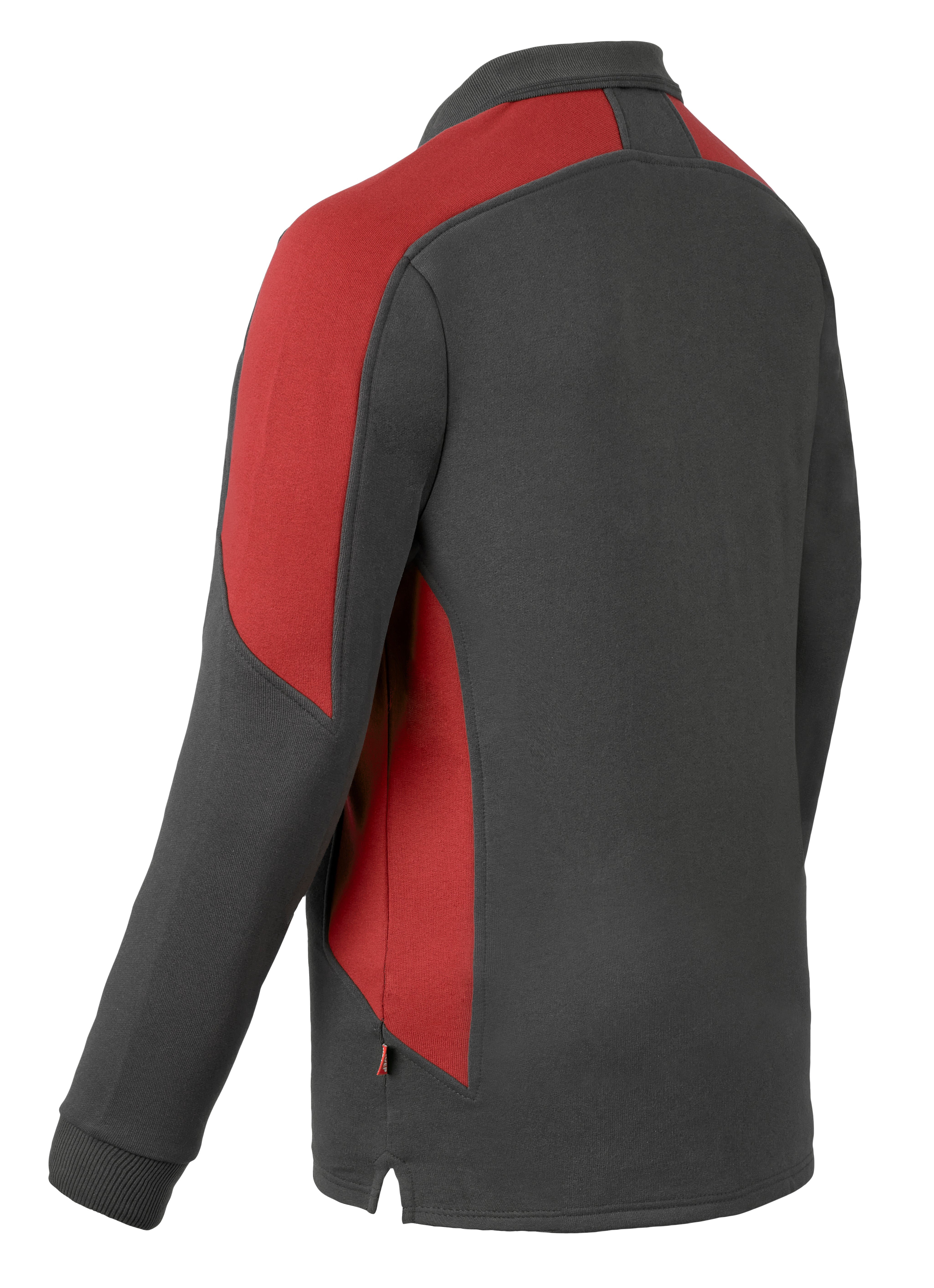 Polo Sweater HAVEP® Bicolor - charcoal/red