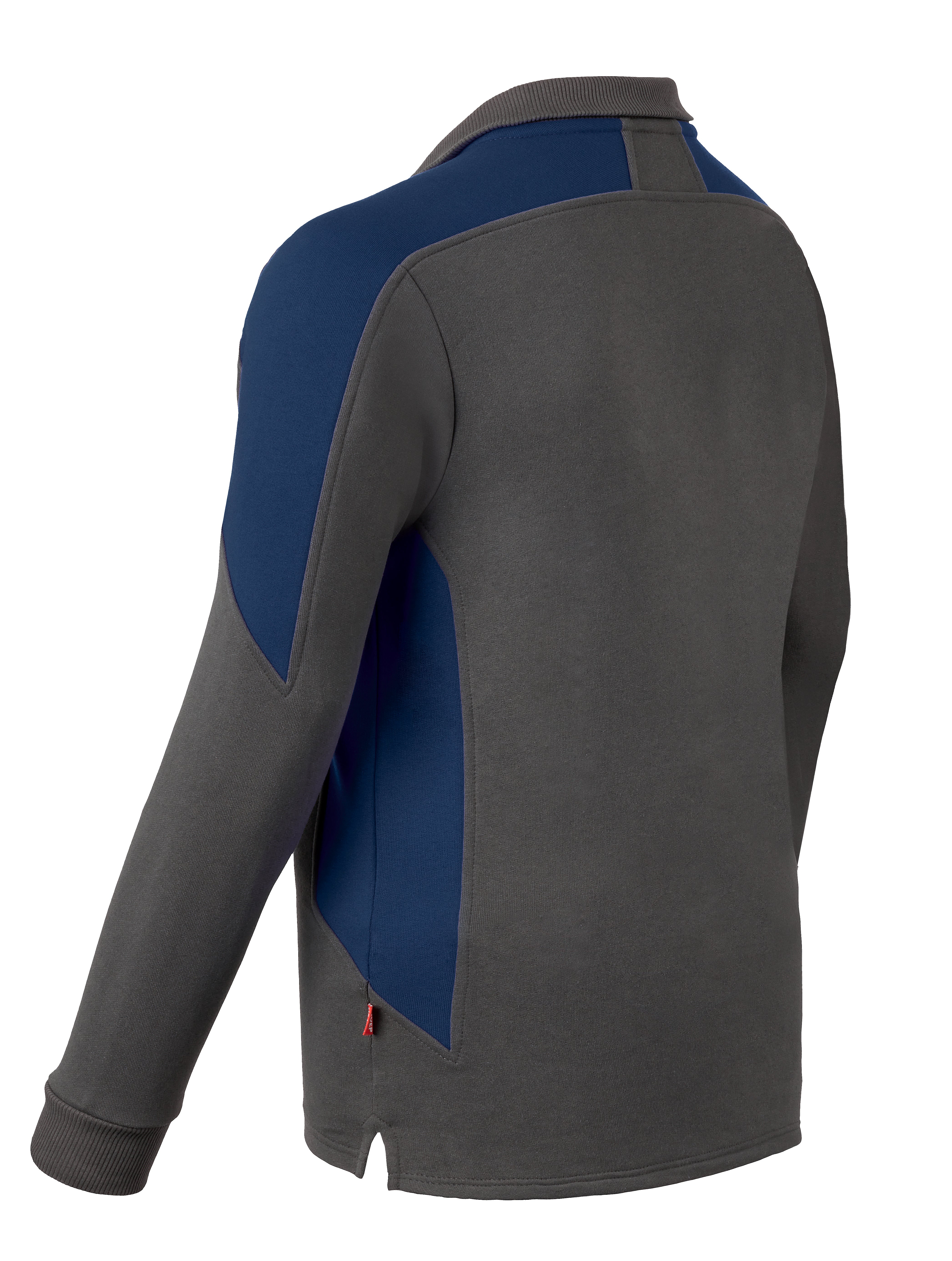 Halfzip Sweater HAVEP® Bicolor - charcoal/indigo blue