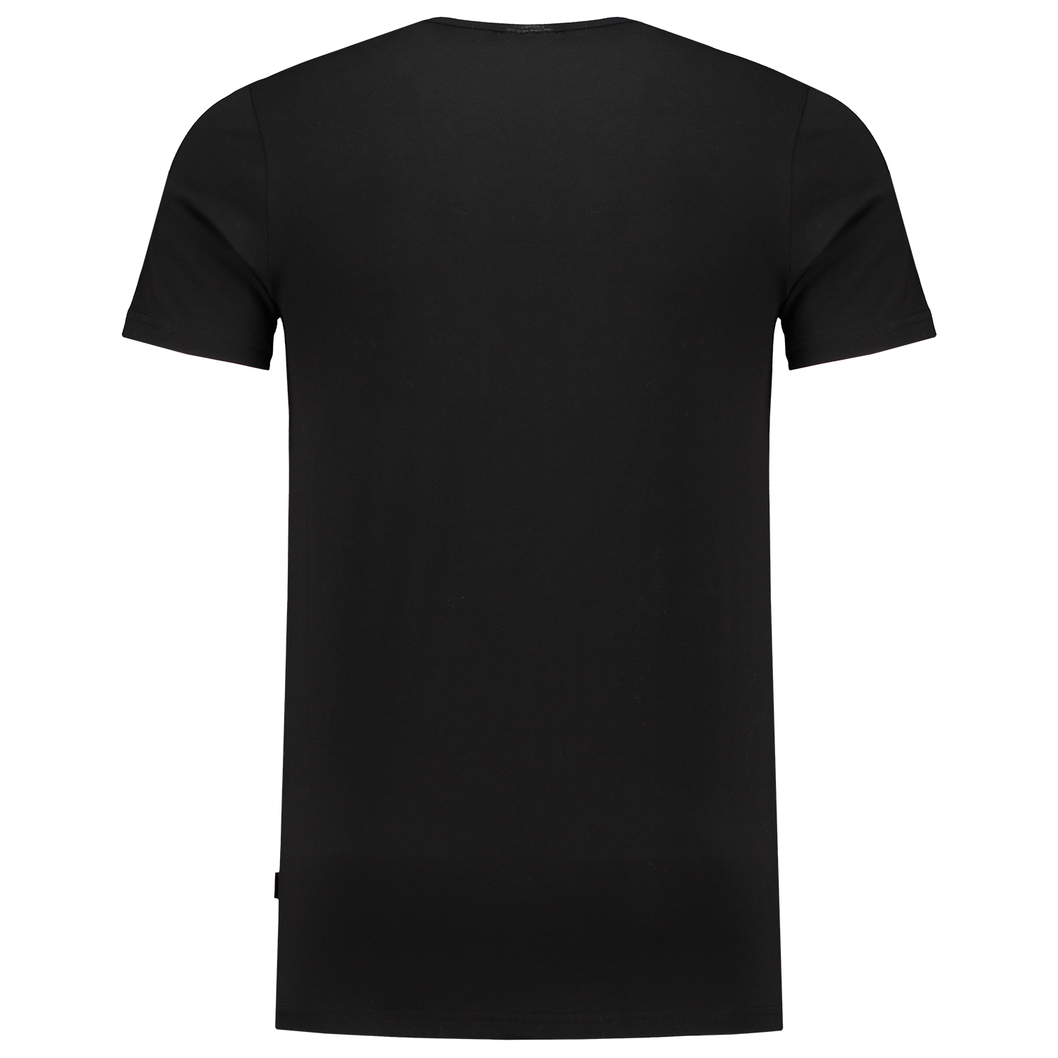 T-shirt Elastane Fitted V Neck