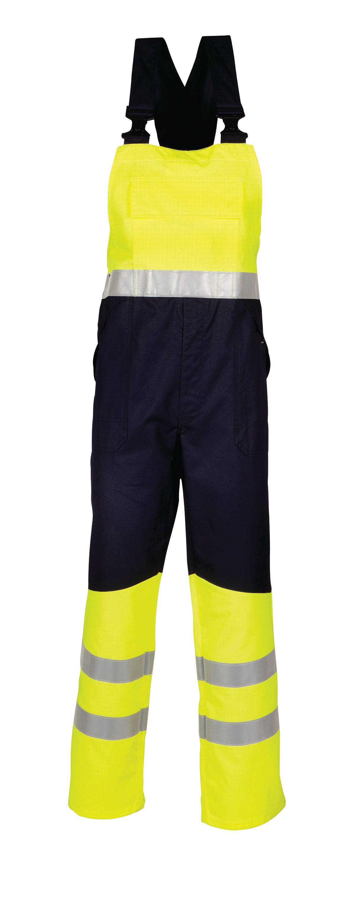 Bib & Brace HAVEP® Multi Protector - navy/high vis yellow