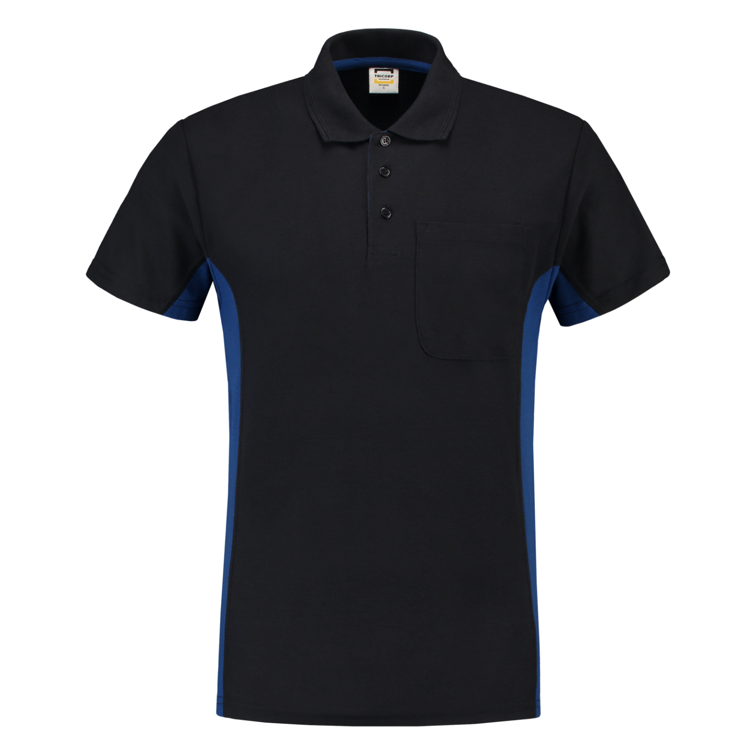 Polo Shirt Bicolor Chest Pocket