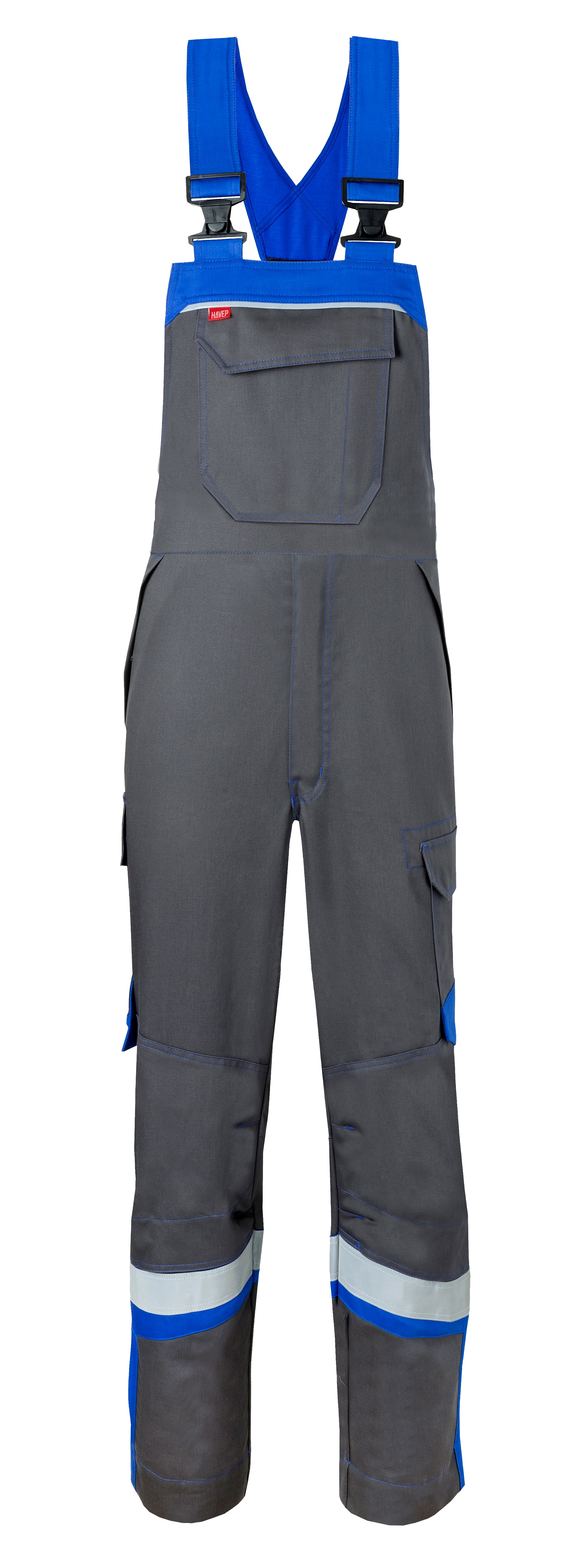 Bib & Brace HAVEP® 5-Safety Image+ - charcoal/cornblue