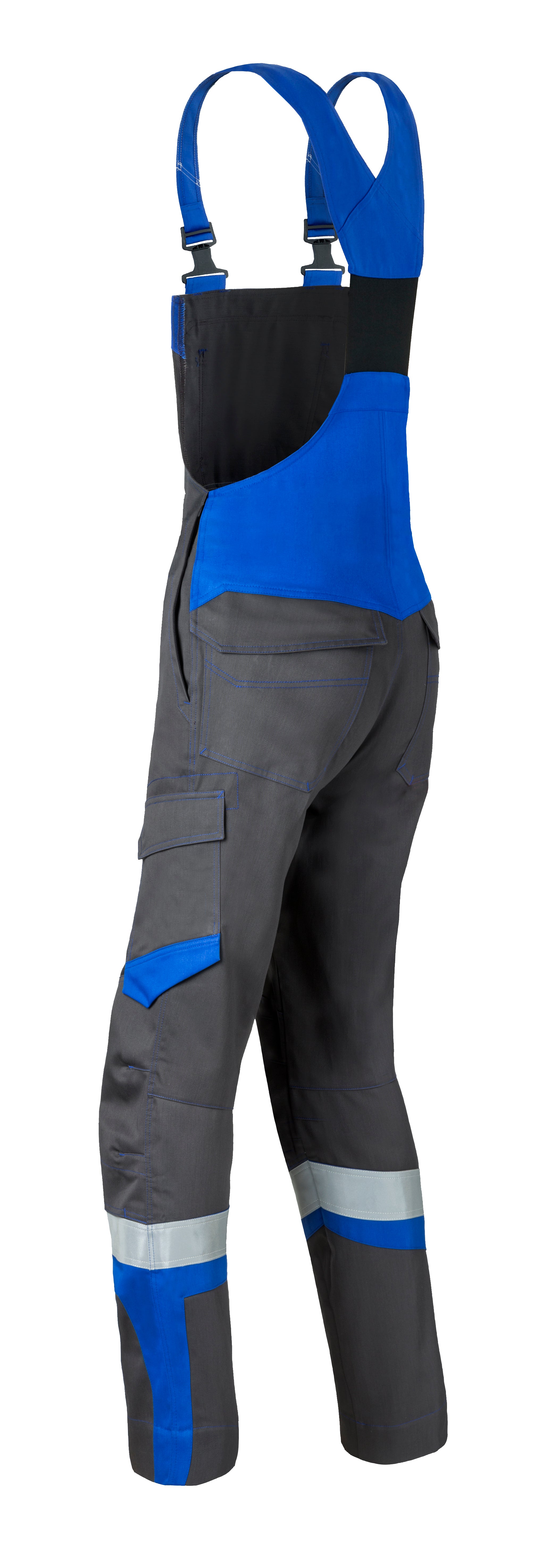 Bib & Brace HAVEP® 5-Safety Image+ - charcoal/cornblue