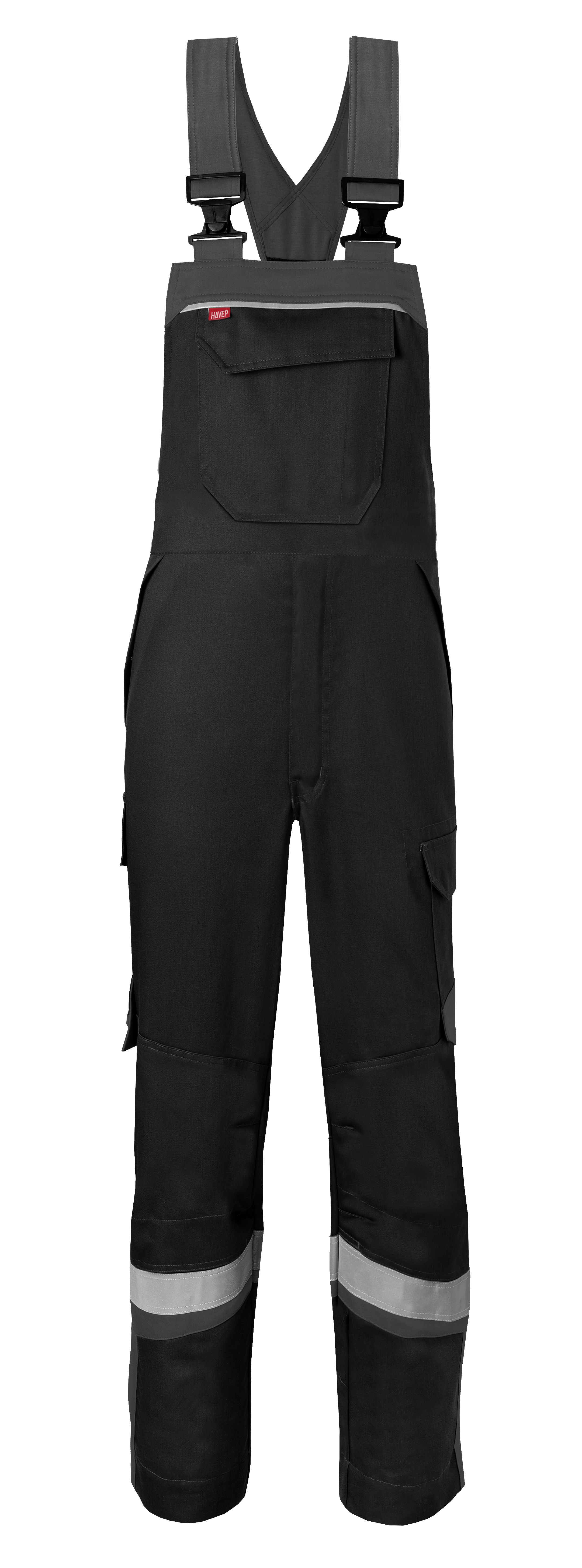Bib & Brace HAVEP® 5-Safety Image+ - black/charcoal