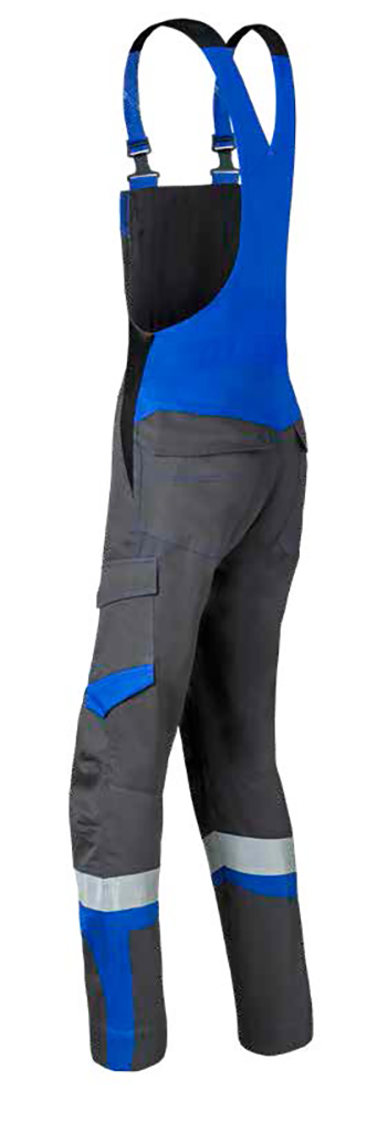 Bib & Brace HAVEP® 5-Safety Image+ - charcoal/cornblue