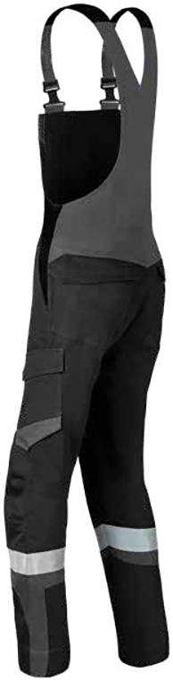 Bib & Brace HAVEP® 5-Safety Image+ - black/charcoal