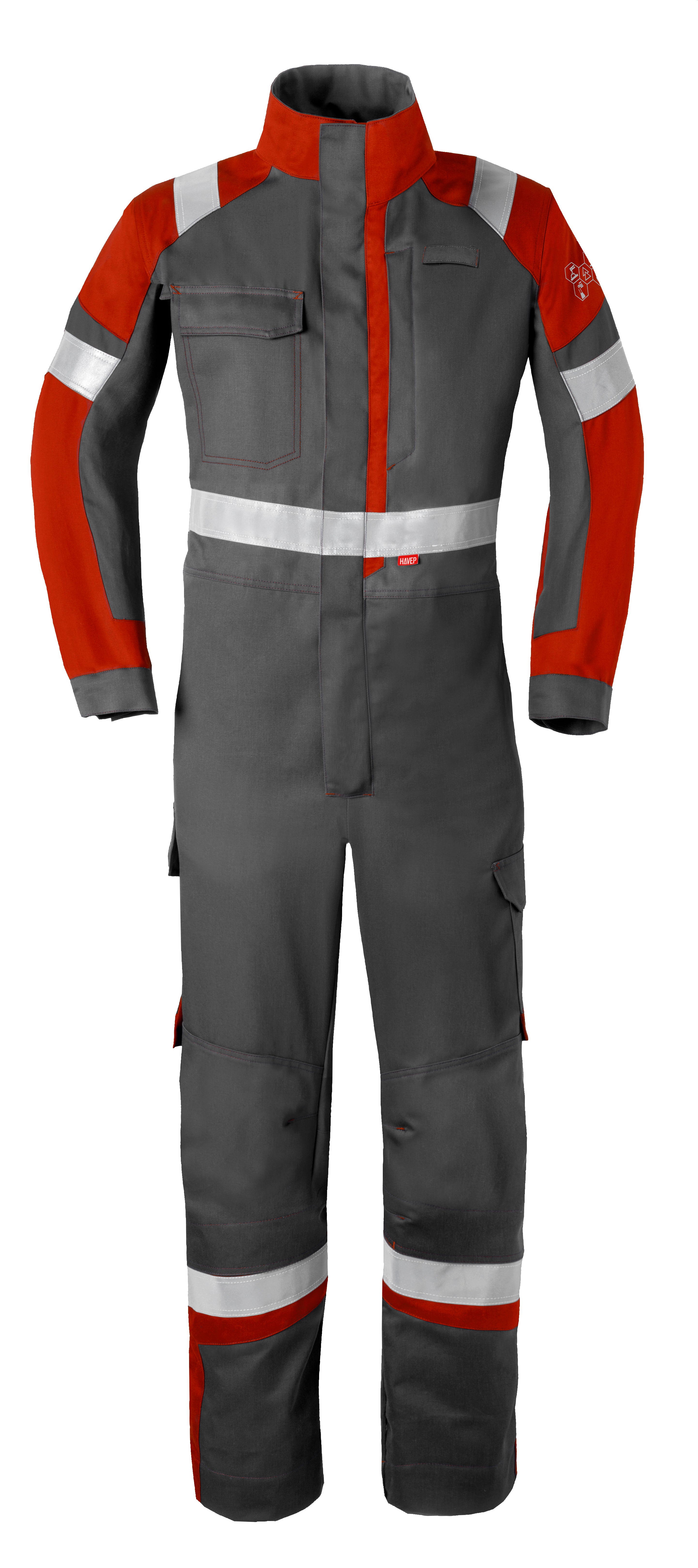 Coverall HAVEP® 5-Safety Image+ - charcoal/red