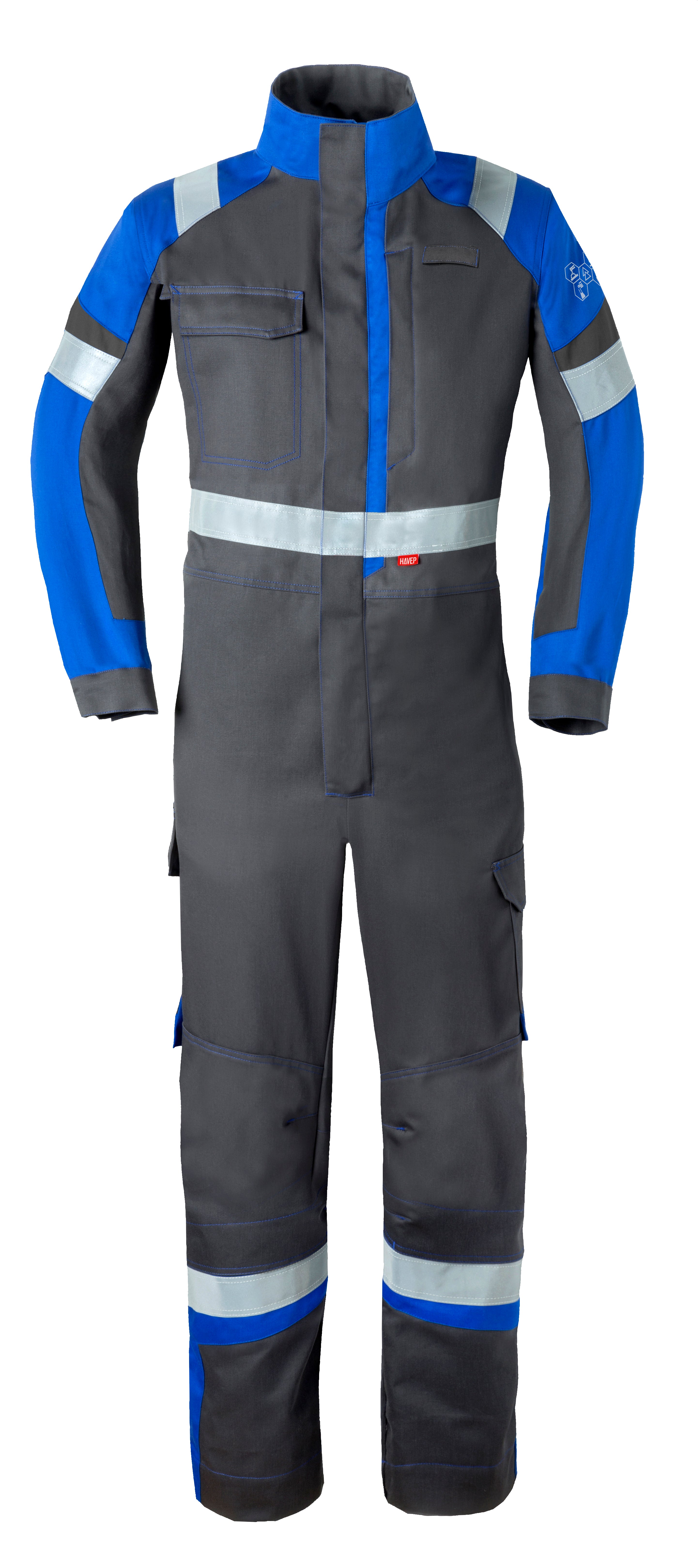 Coverall HAVEP® 5-Safety Image+ - charcoal/cornblue