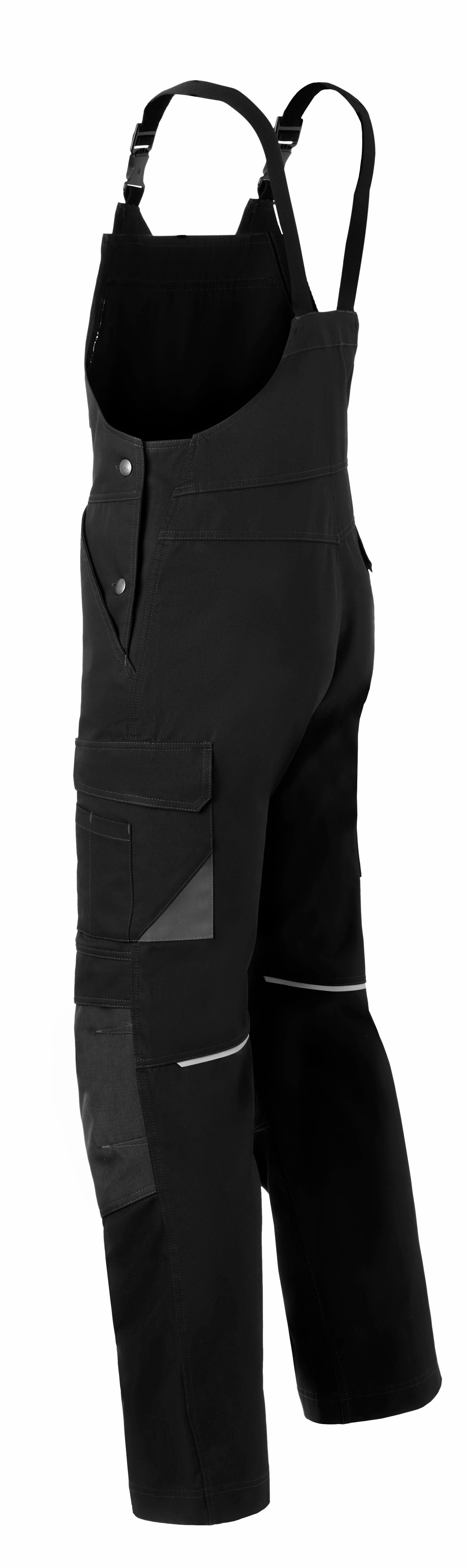 Bib & Brace Kneepocket HAVEP® Shift - black/charcoal