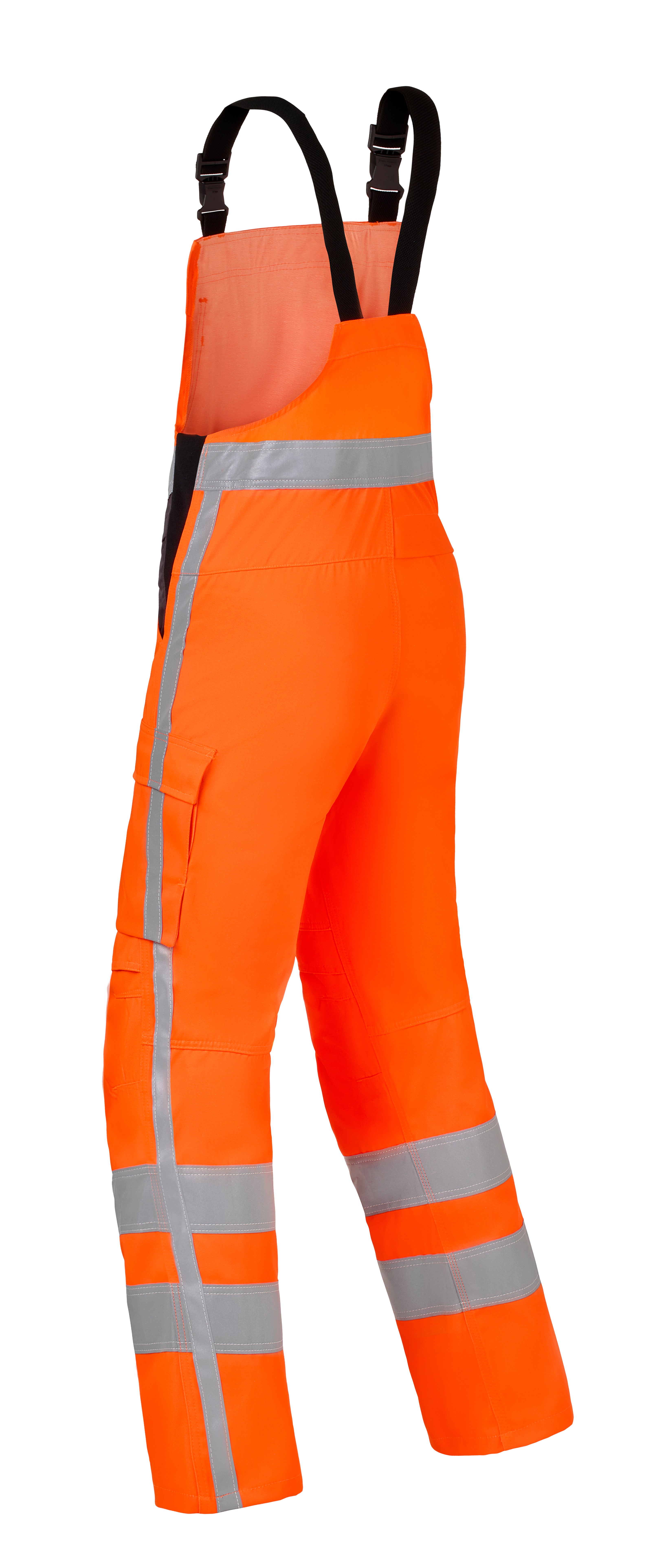 Bib & Brace Stretch HAVEP® RWS+ - high vis orange/charcoal