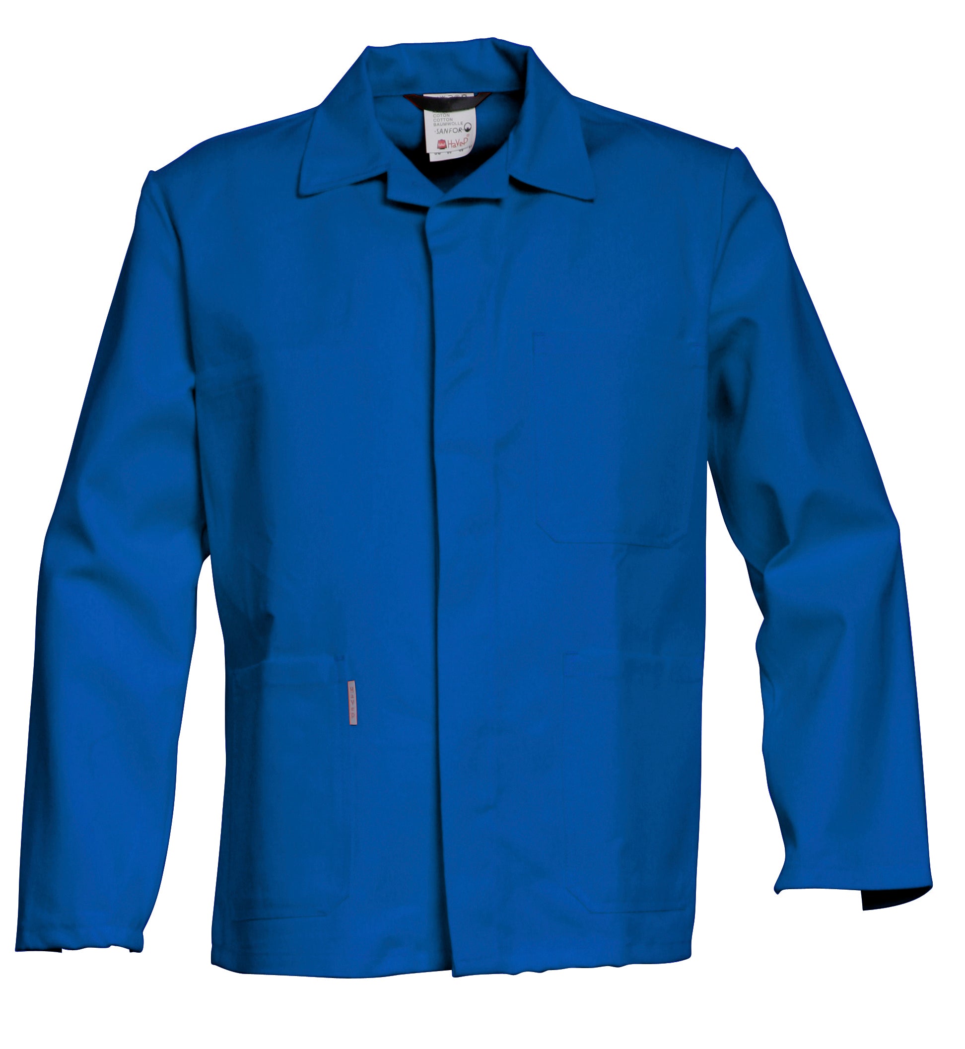 Work Jacket Snap button HAVEP® Basic - cornblue