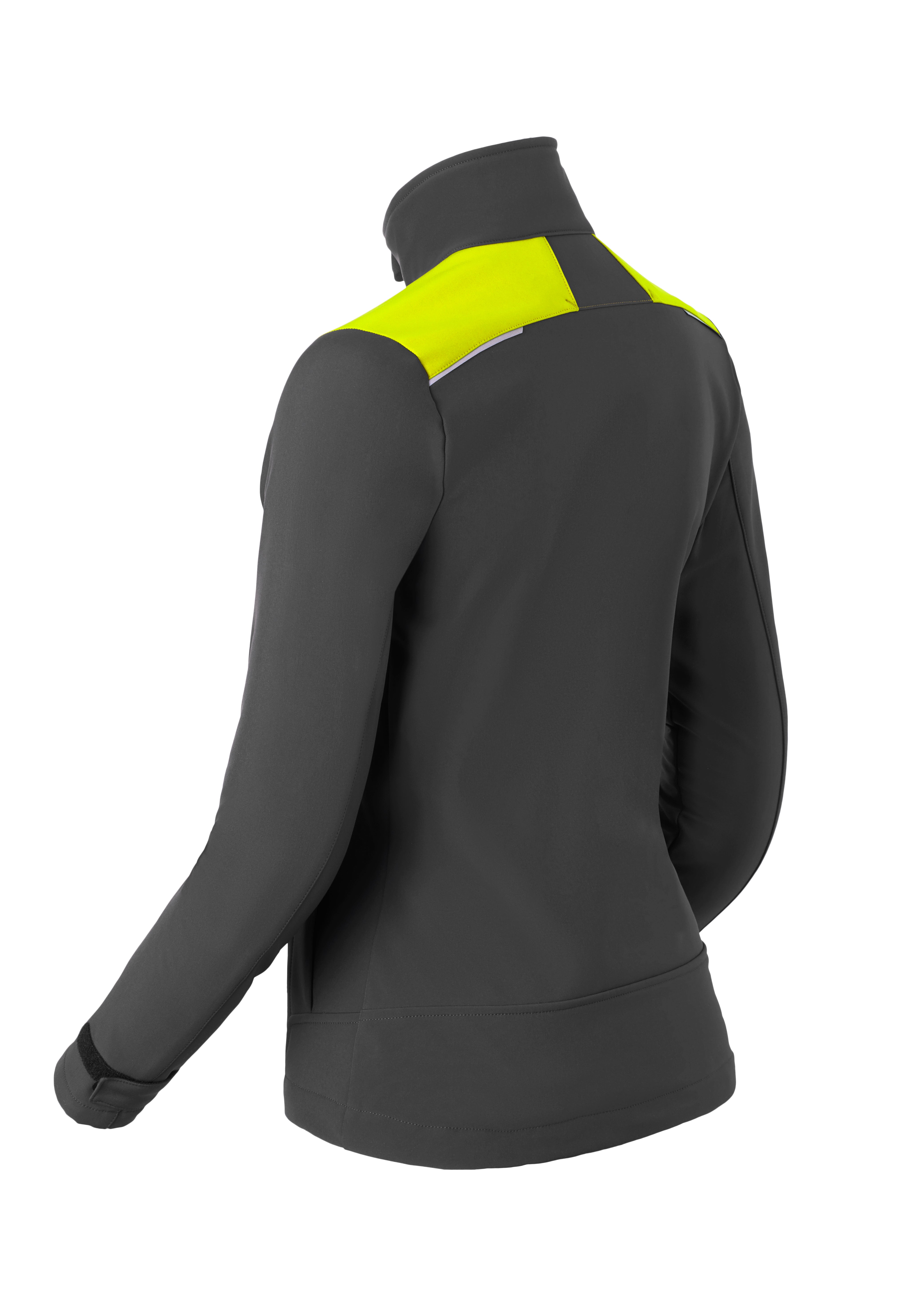 Softshell Jacket HAVEP® Shift - charcoal/high vis yellow