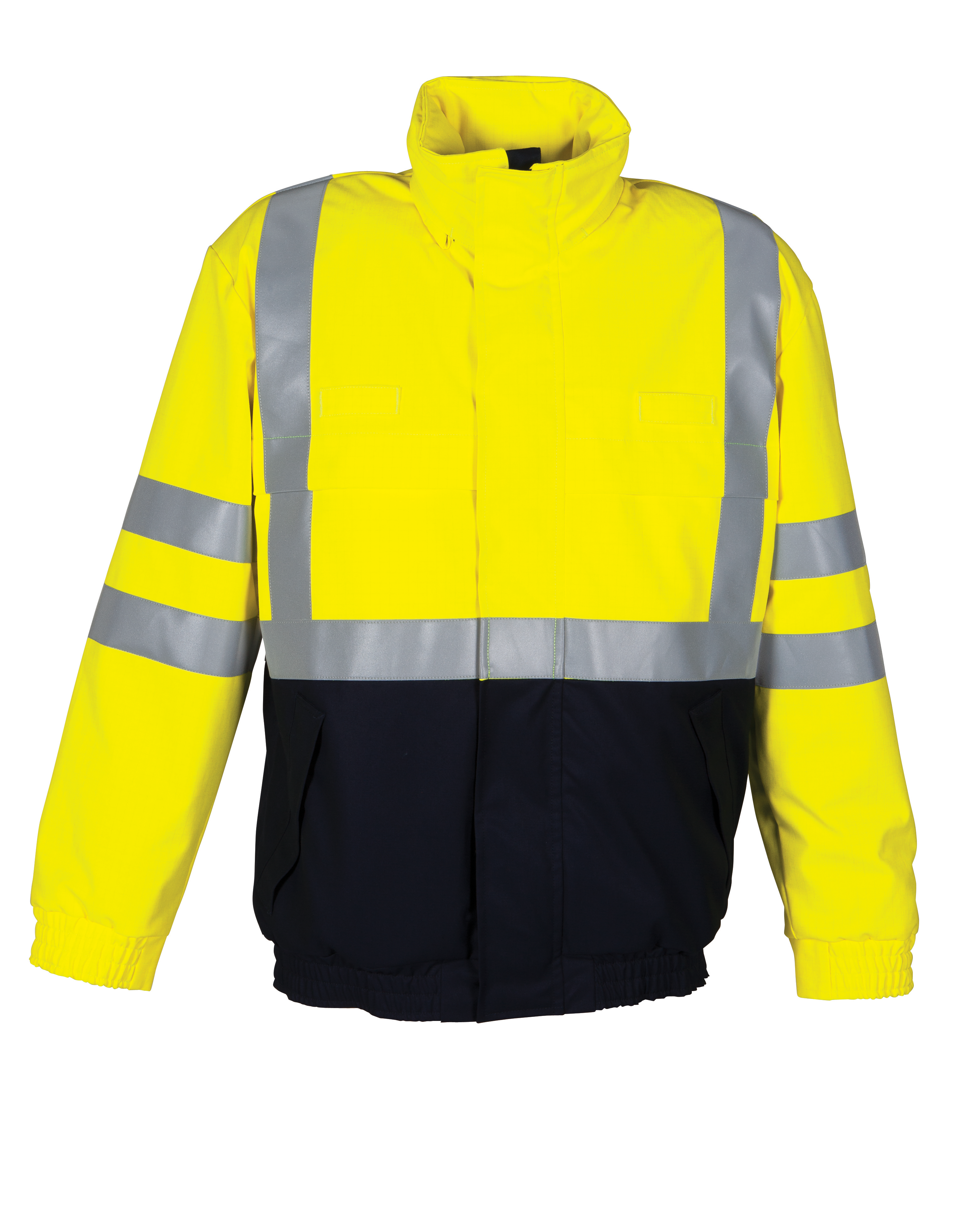 Pilot Work Jacket MQ HAVEP® Multi Protector - navy/high vis yellow