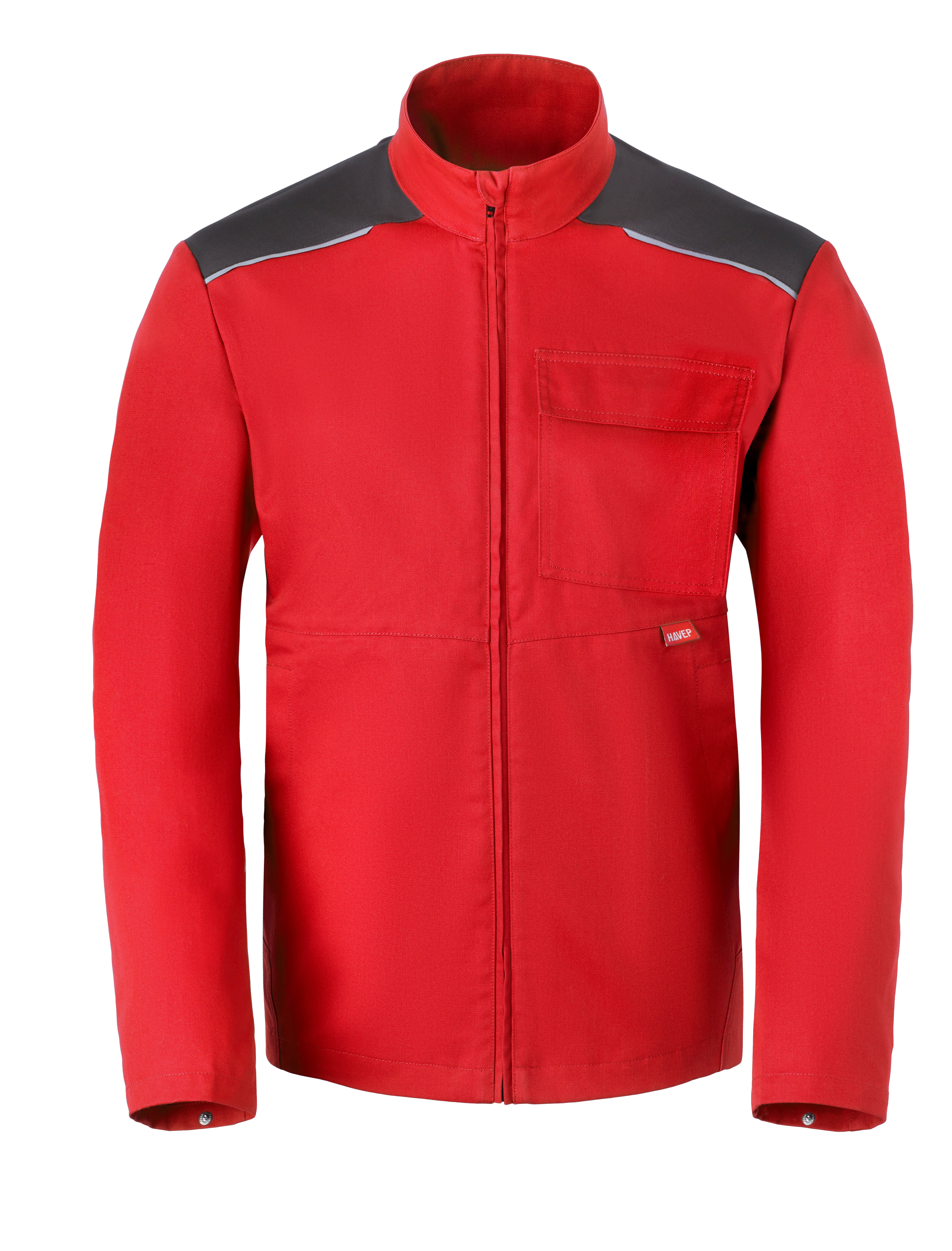 Work Jacket HAVEP® Shift - red/charcoal