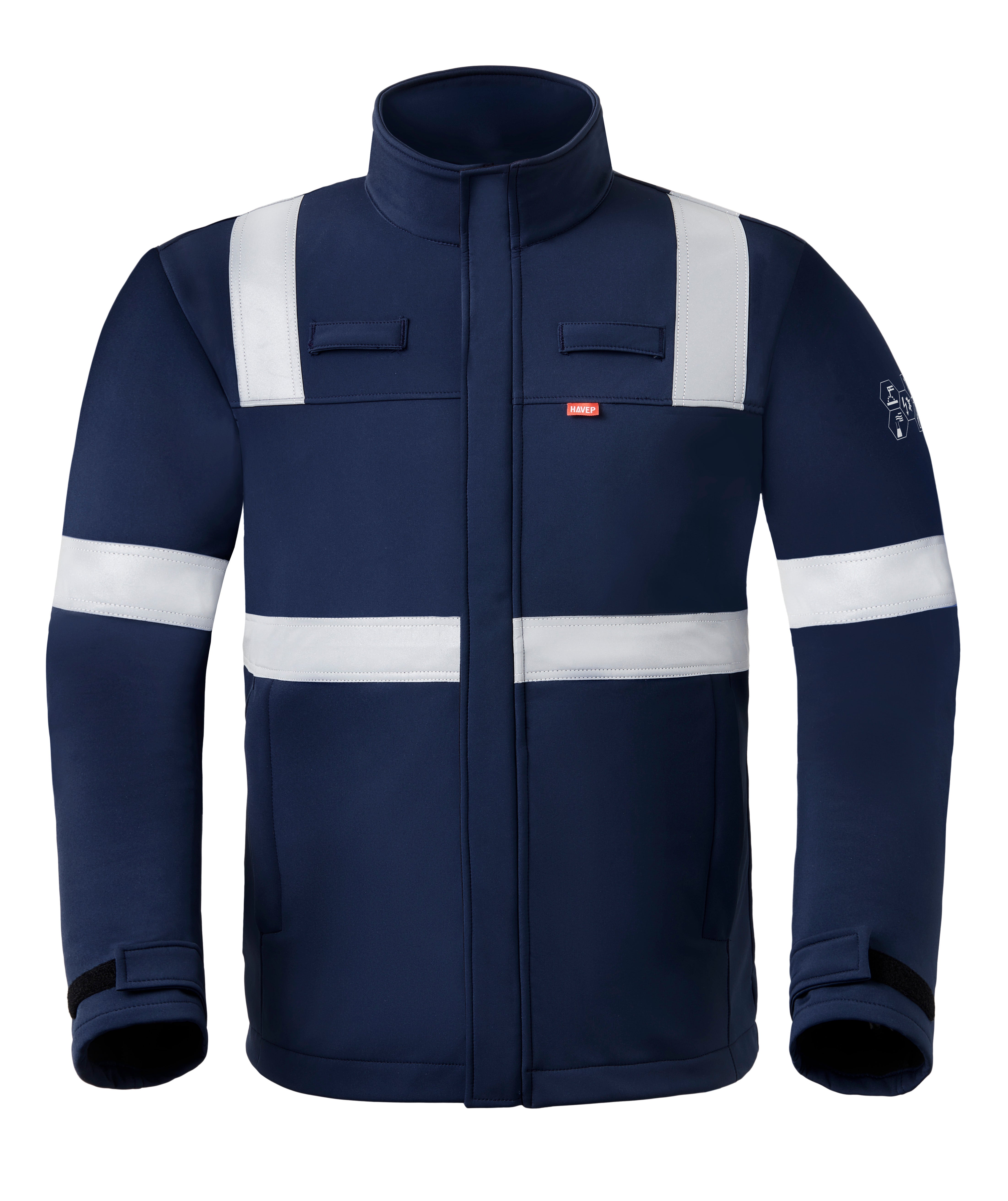 Softshell Jacket HAVEP® 5-Safety - navy