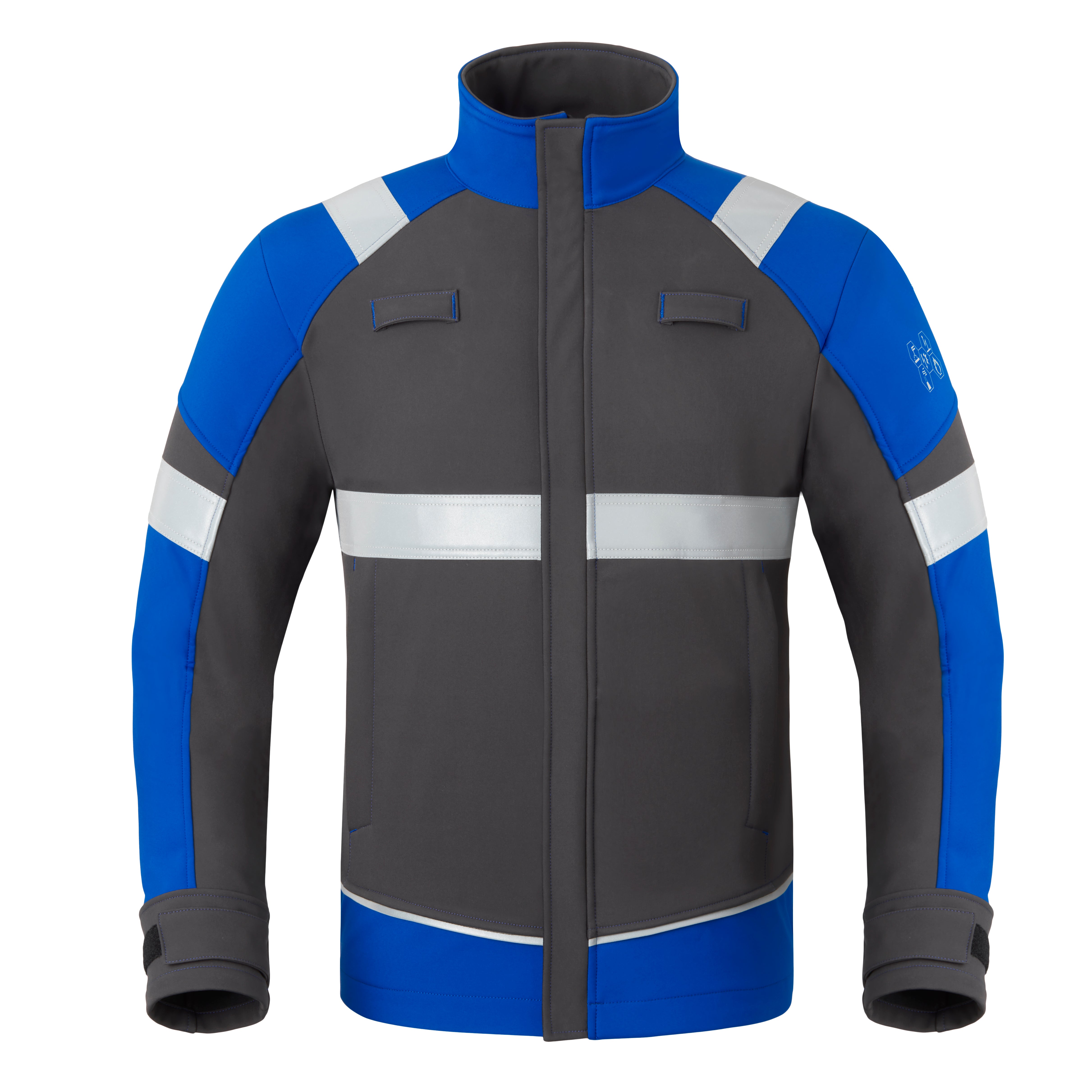 Softshell Jacket HAVEP® 5-Safety Image+ - charcoal/cornblue