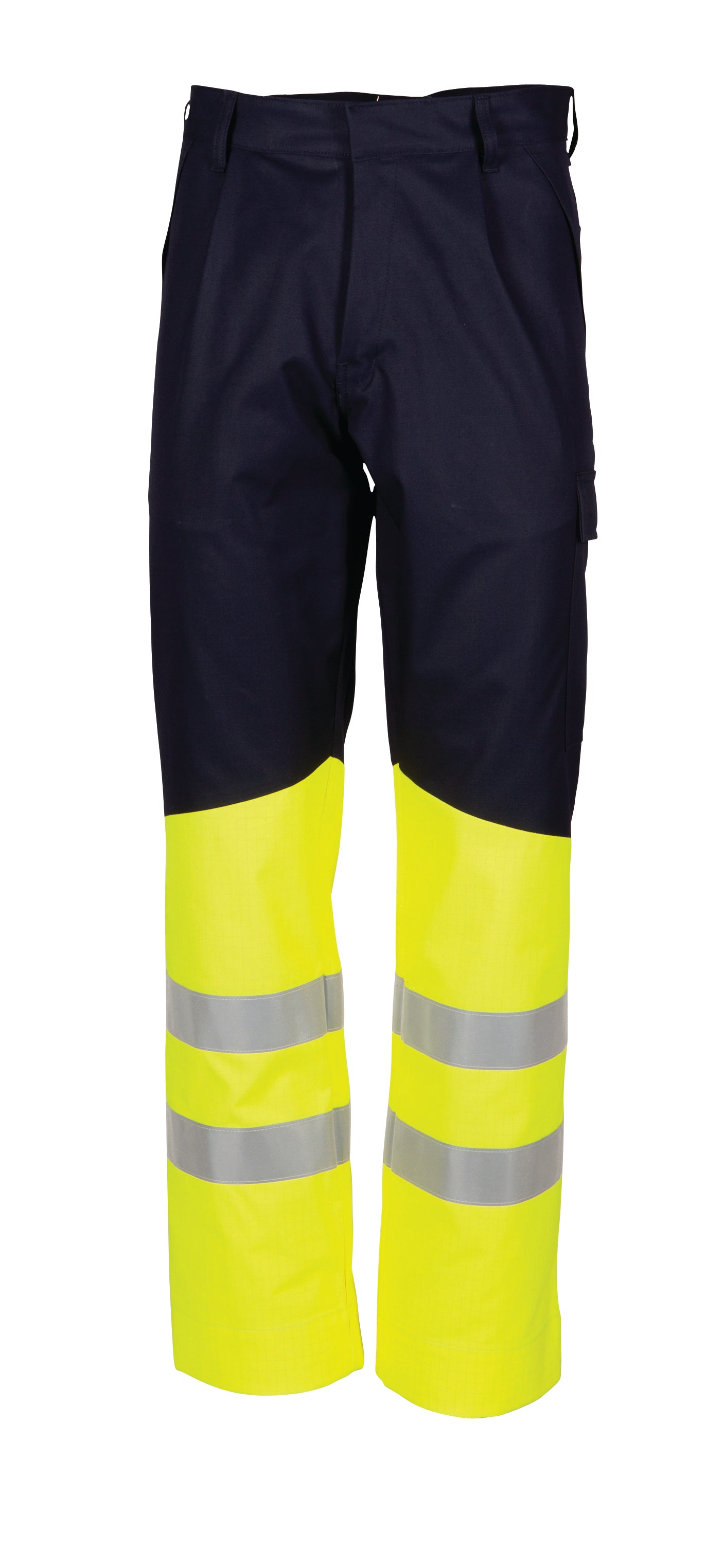 Work Trousers HAVEP® Multi Protector - dark navy/high vis yellow