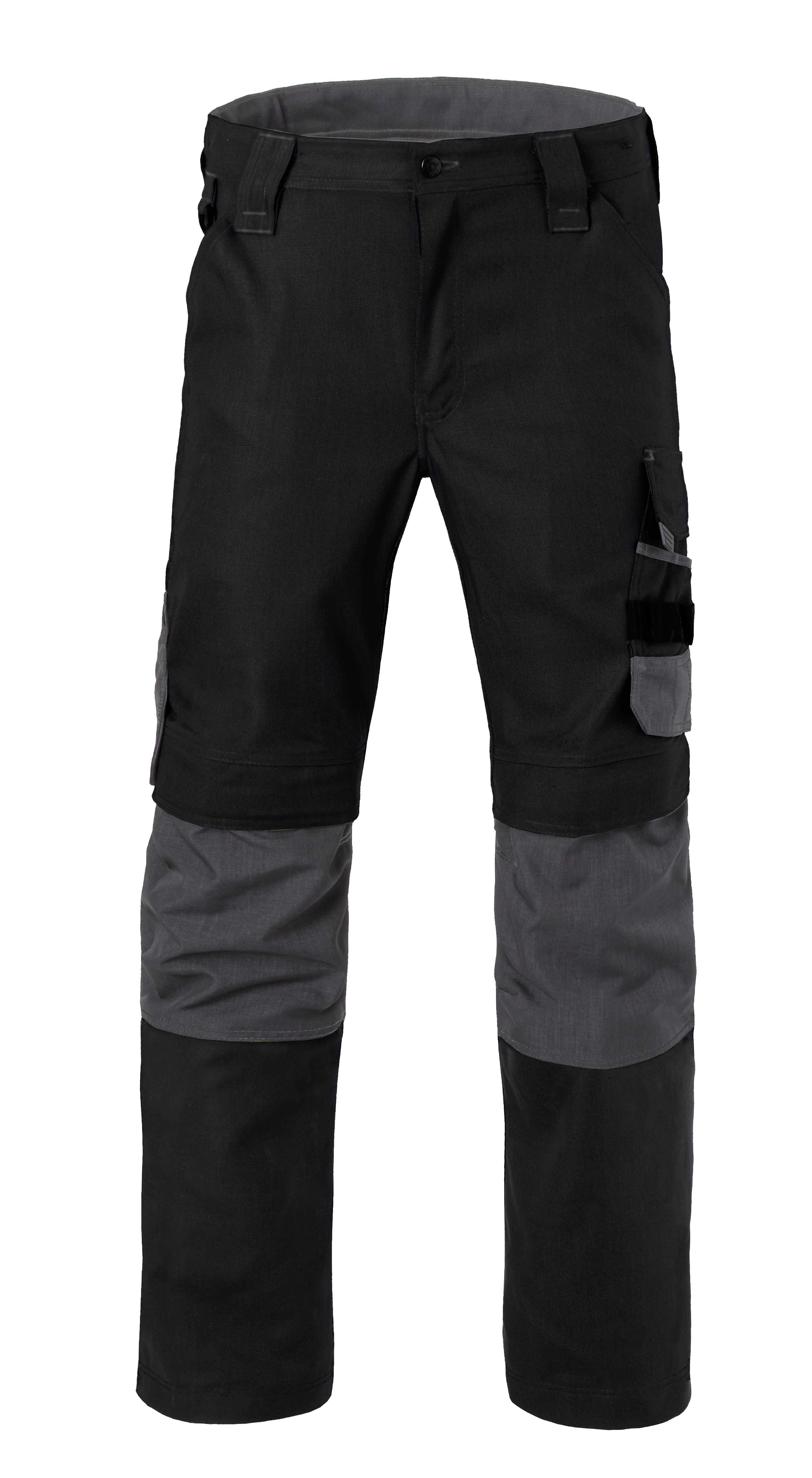 Work Trousers Kneepocket HAVEP® Attitude - black/charcoal