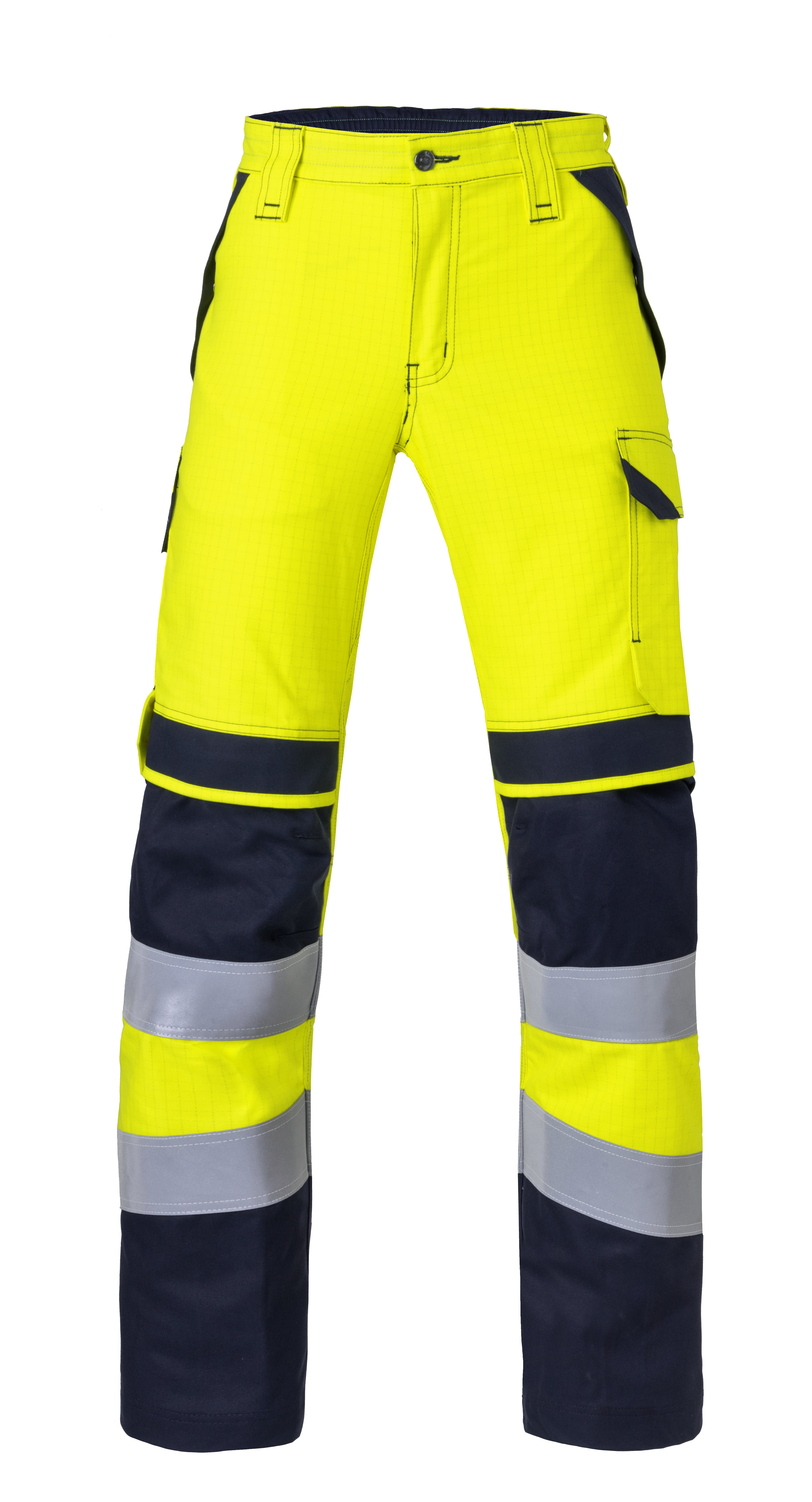 Work Trousers HAVEP® Multi Shield - high vis yellow/dark navy
