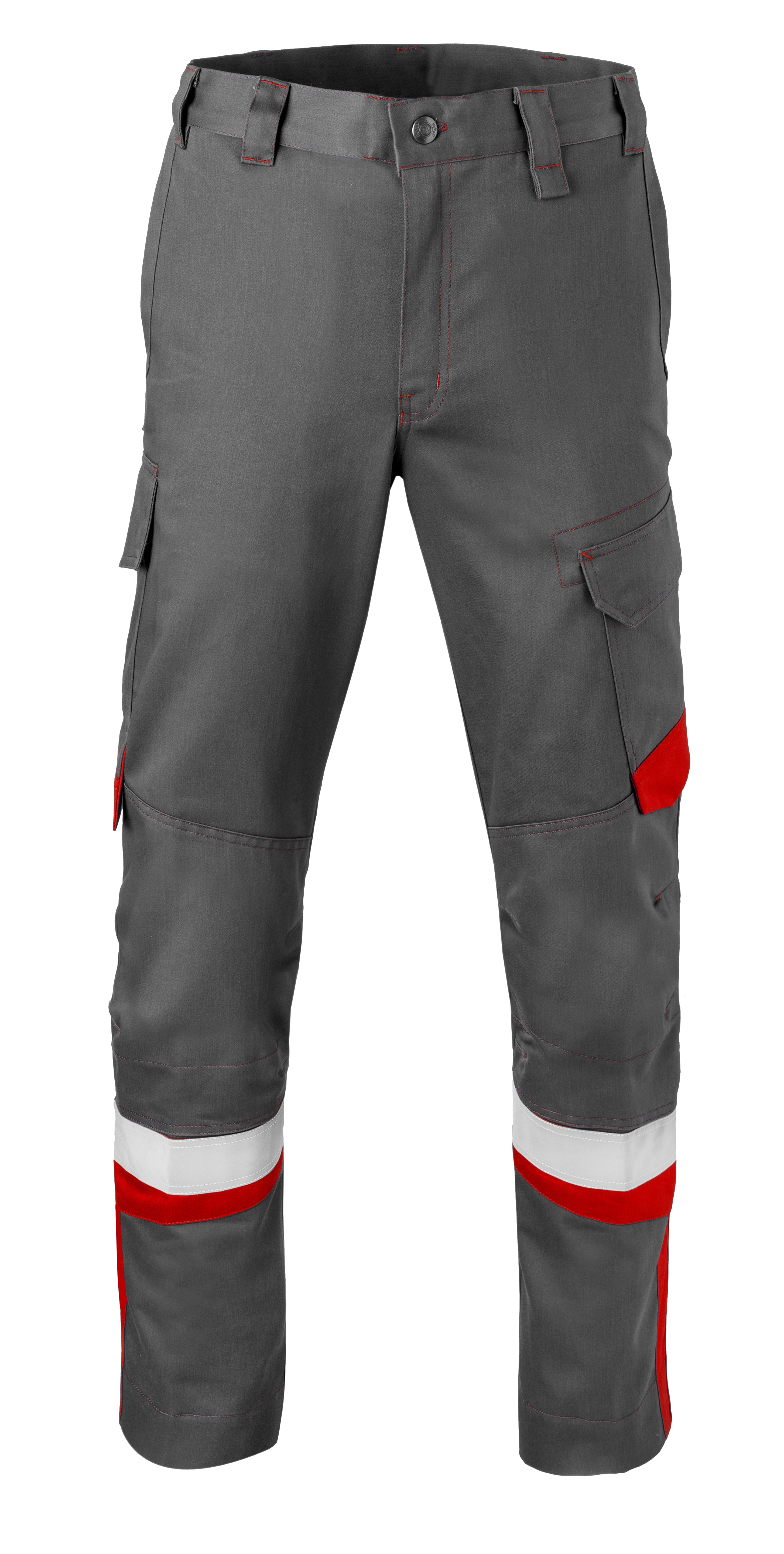 Work Trousers HAVEP® 5-Safety Image+ - charcoal/red