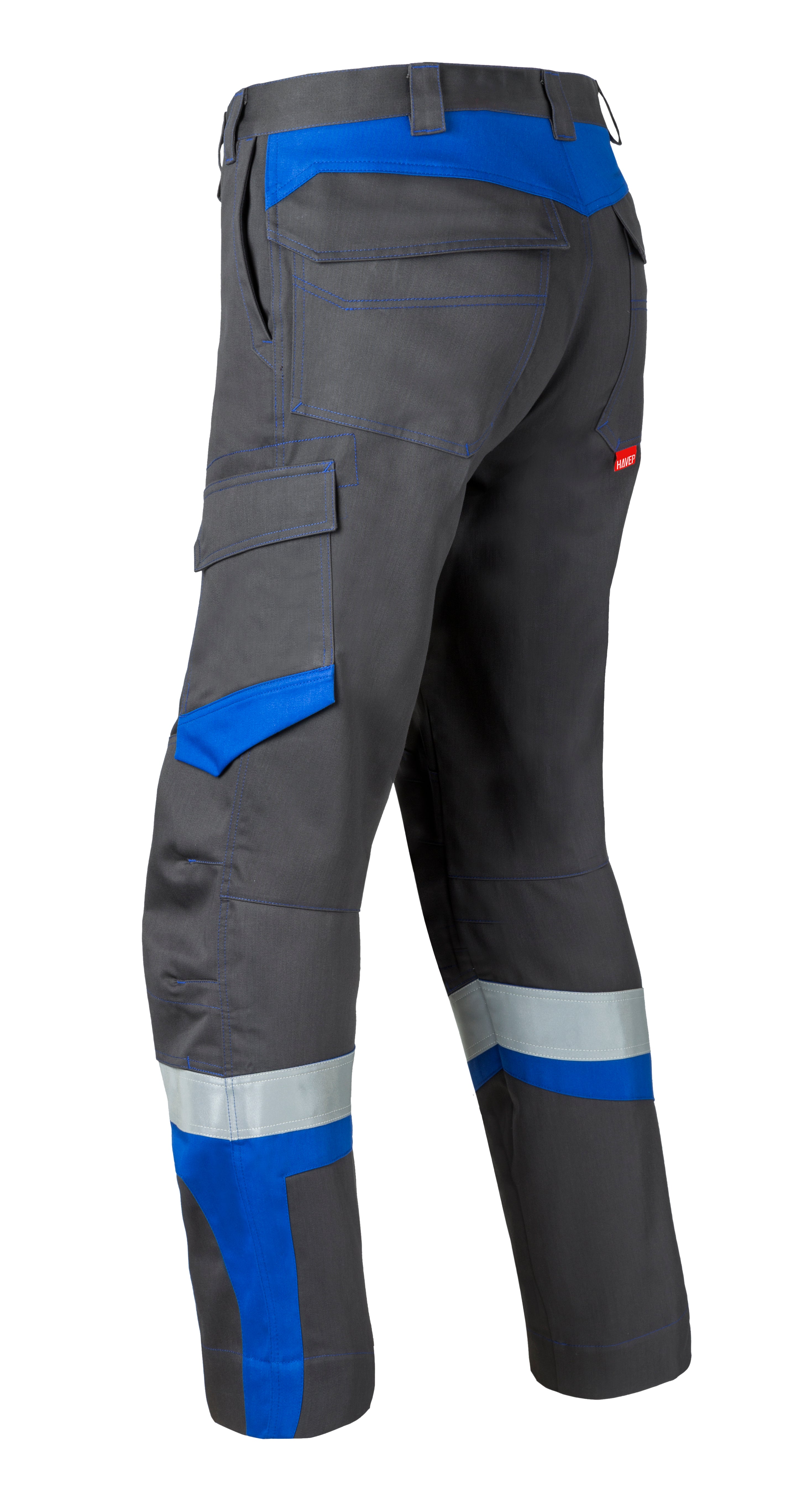 Work Trousers HAVEP® 5-Safety Image+ - charcoal/cornblue