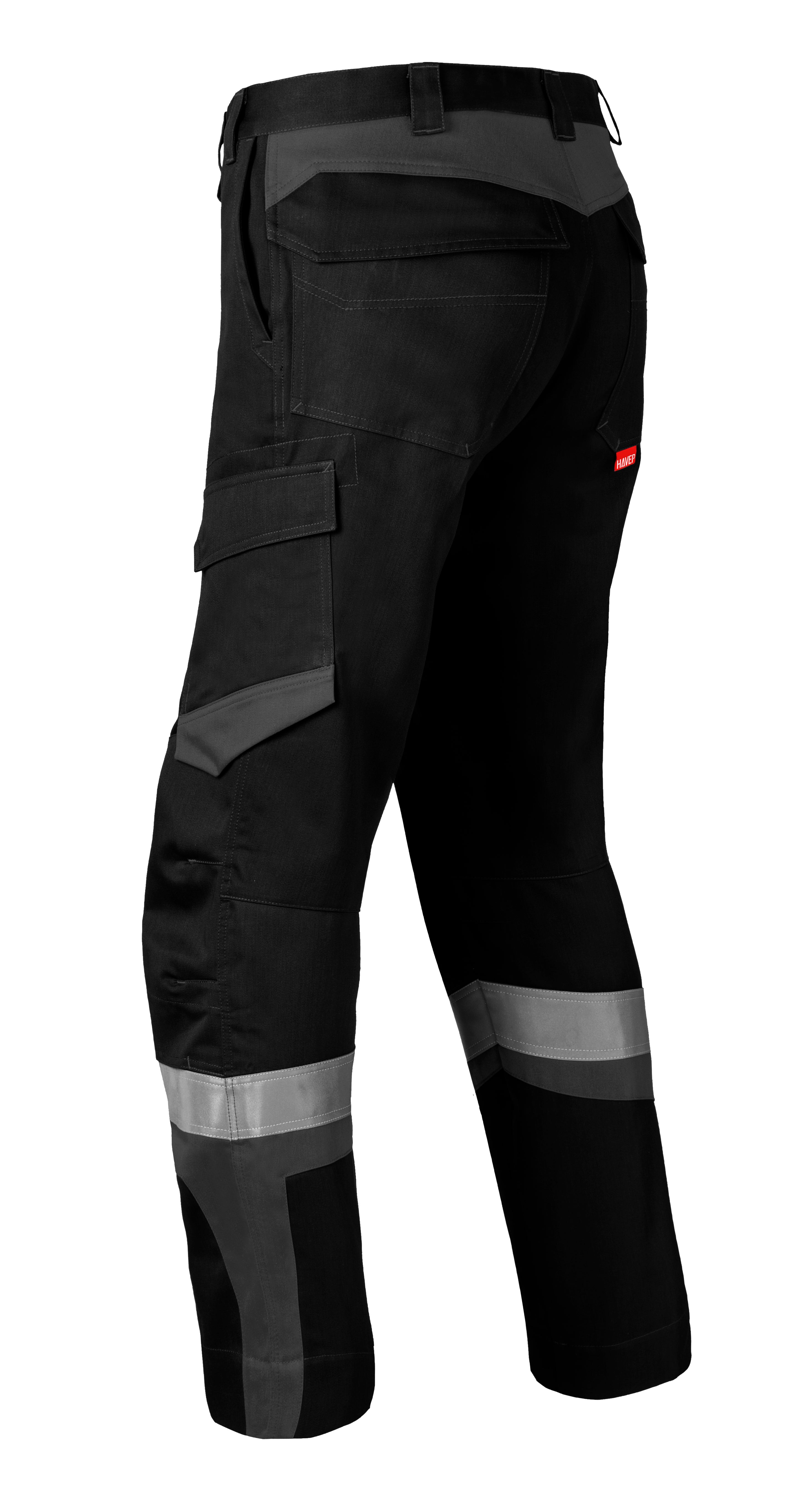 Work Trousers HAVEP® 5-Safety Image+ - black/charcoal