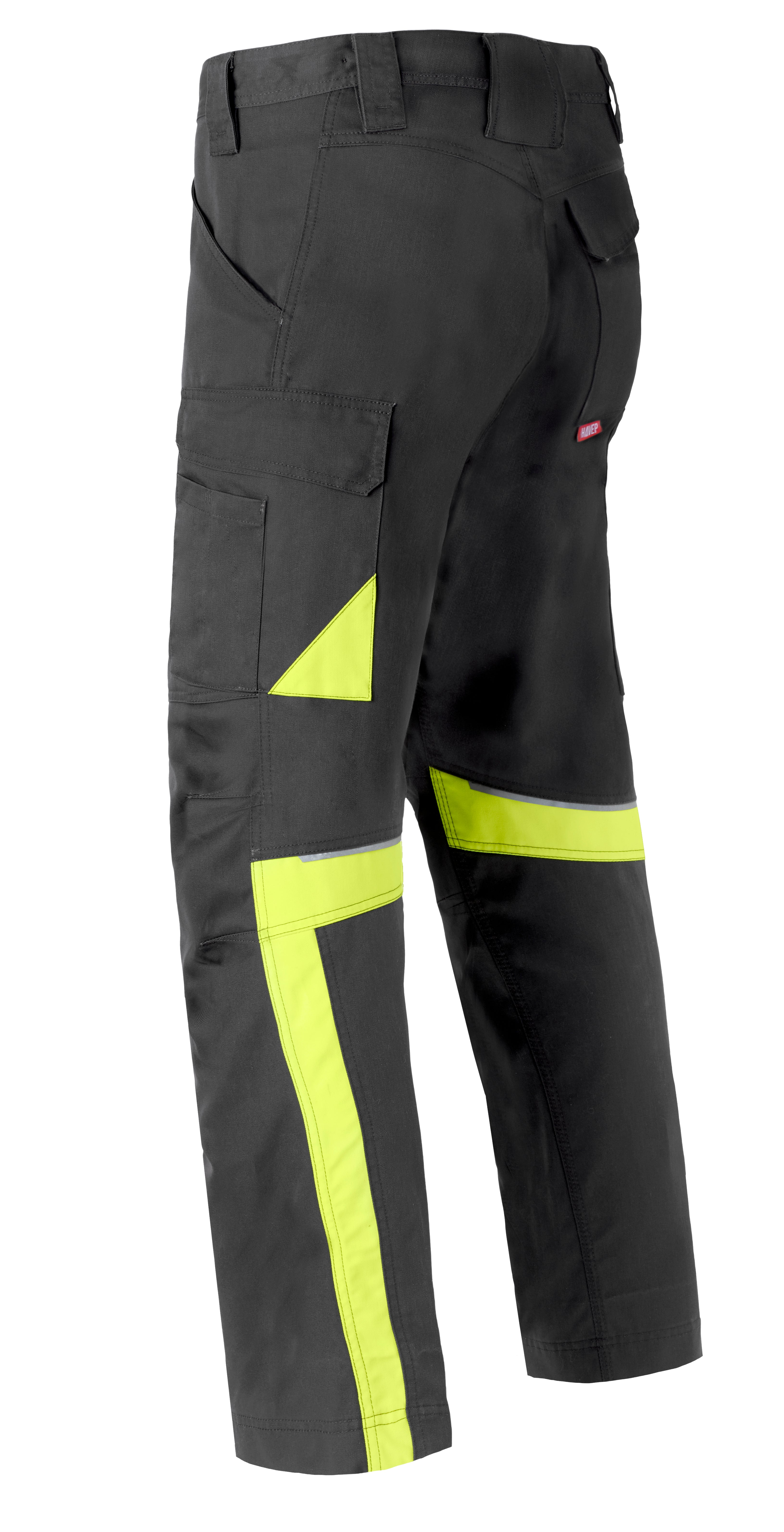 Work Trousers HAVEP® Shift - charcoal/high vis yellow