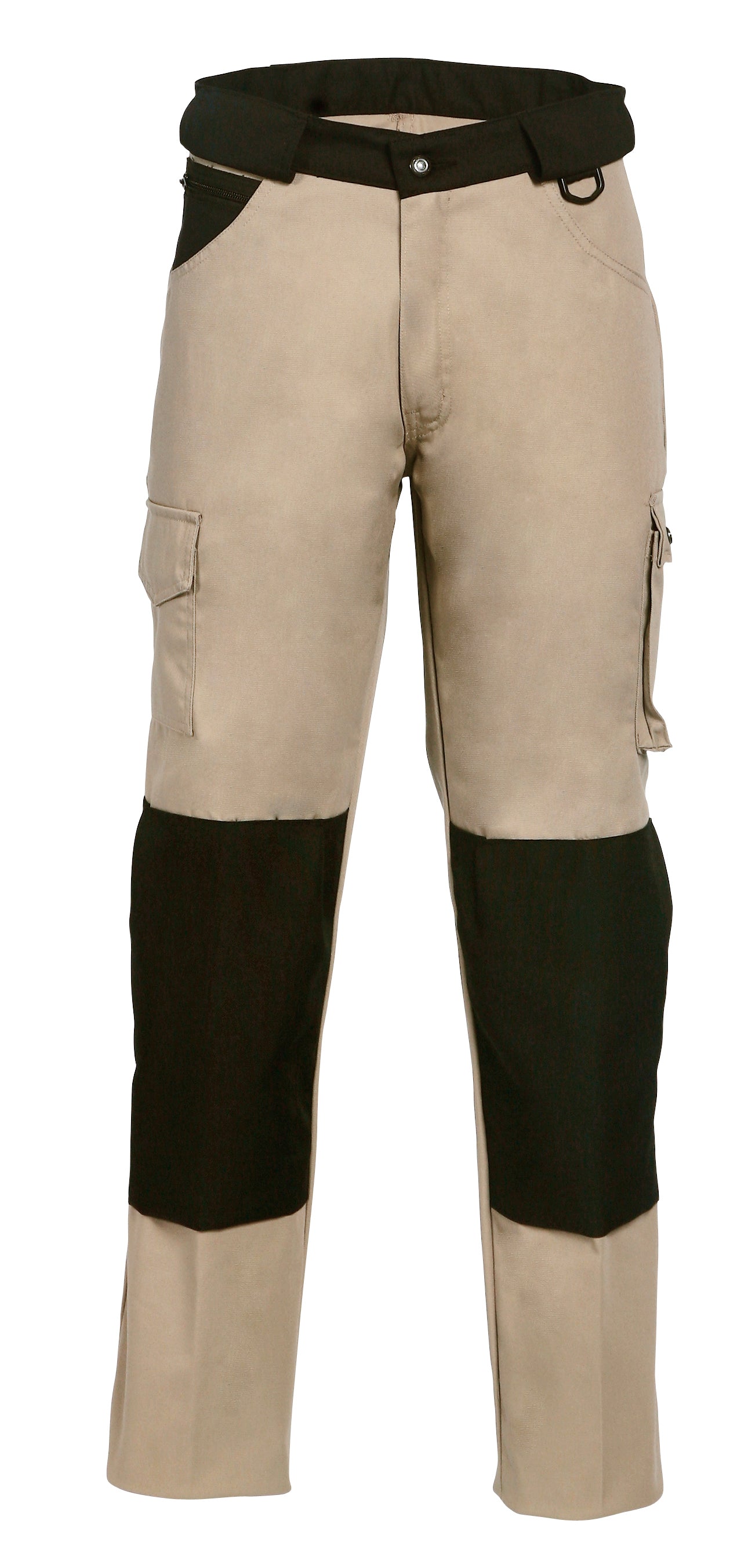 Work Trousers Kneepocket HAVEP® Basic - camel/black