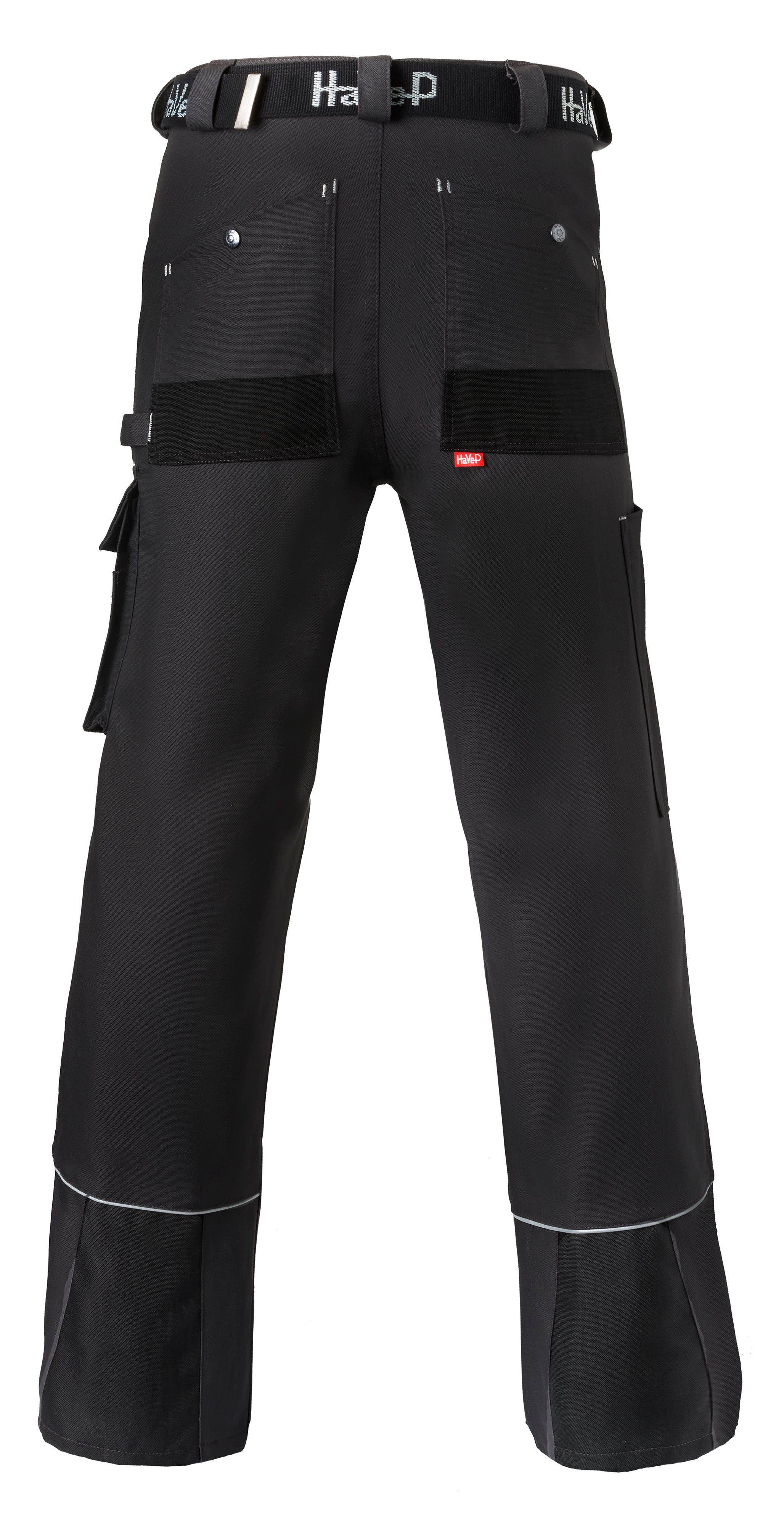 Work Trousers Kneepocket HAVEP® Basic - black/silver grey