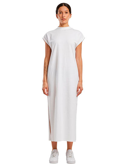 Ladies Long Extended Shoulder Dress